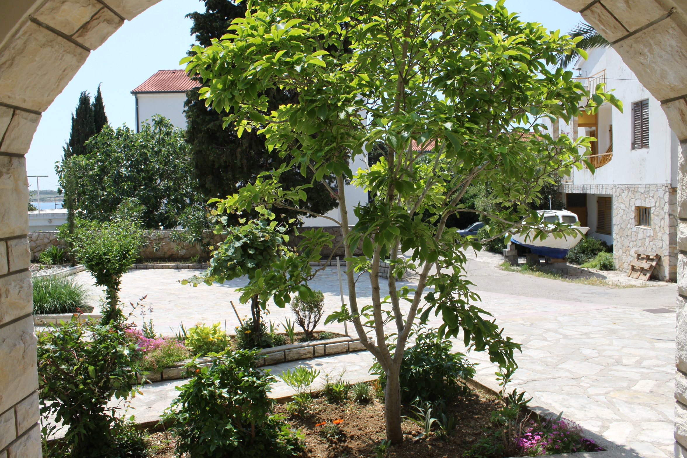 One bedroom apartment with terrace Novalja, Pag  A-b