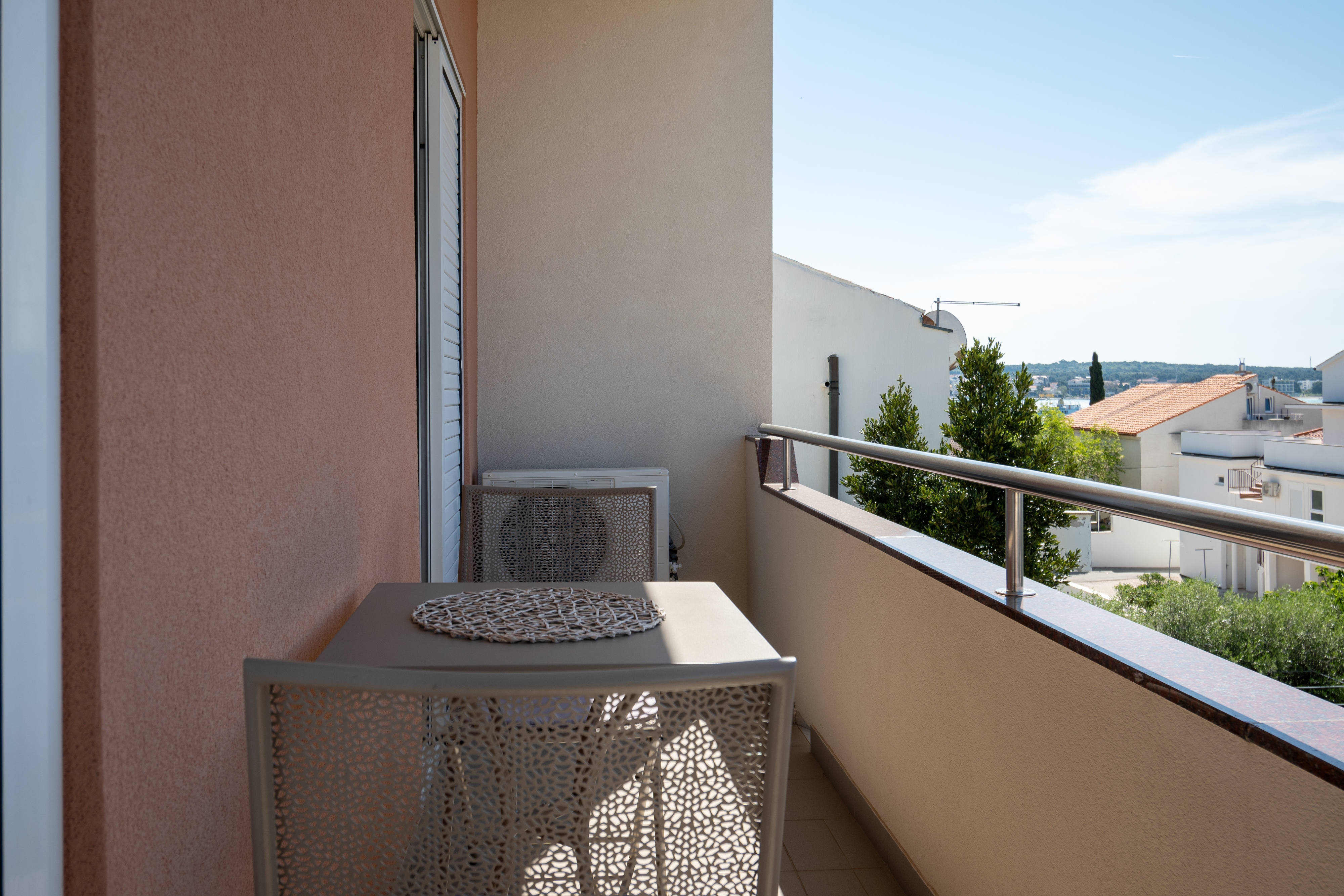 One bedroom apartment with balcony and sea view Novalja, Pag  A-d