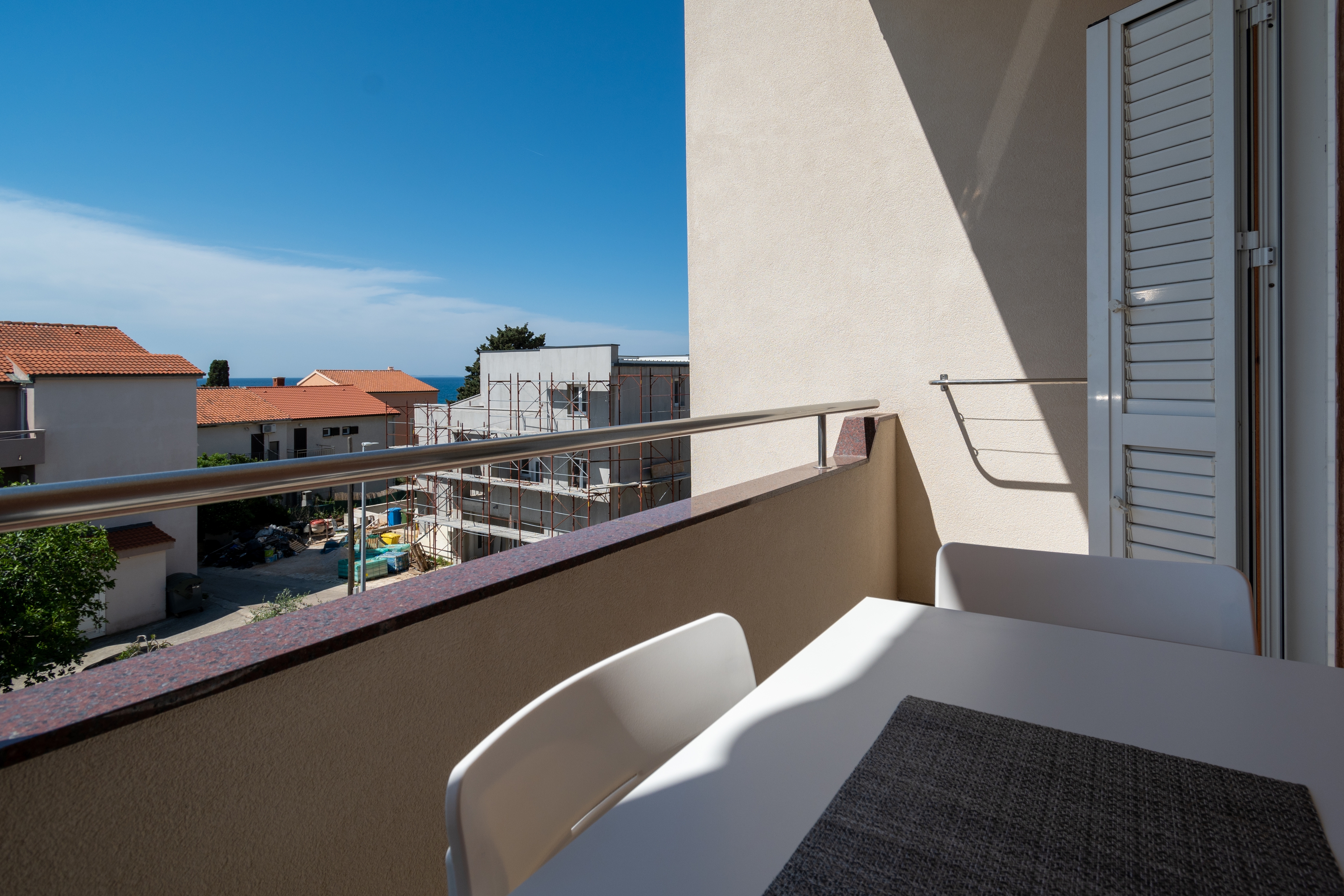 One bedroom apartment with balcony and sea view Novalja, Pag  A-e