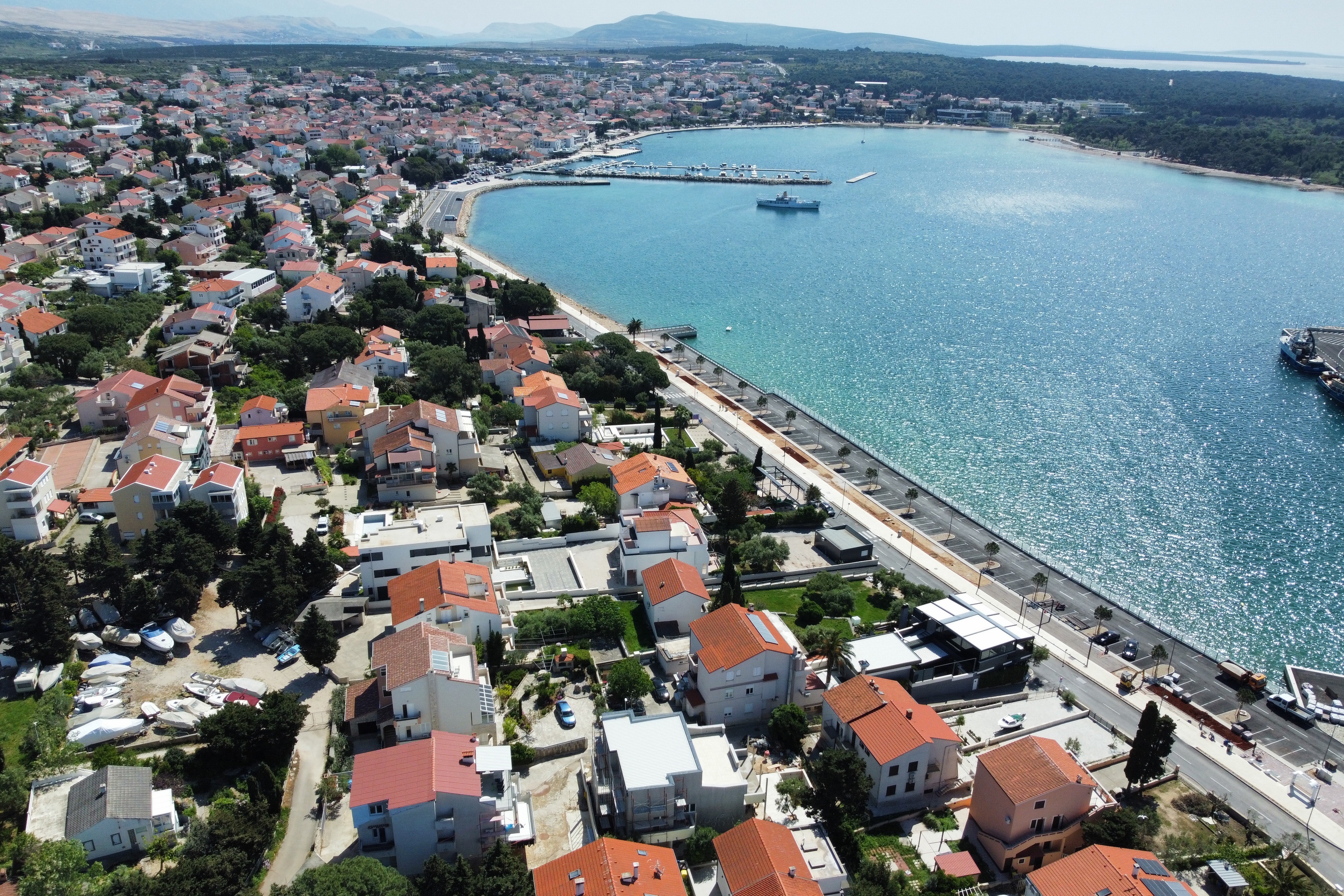 One bedroom apartment with balcony and sea view Novalja, Pag (A-6317-c)