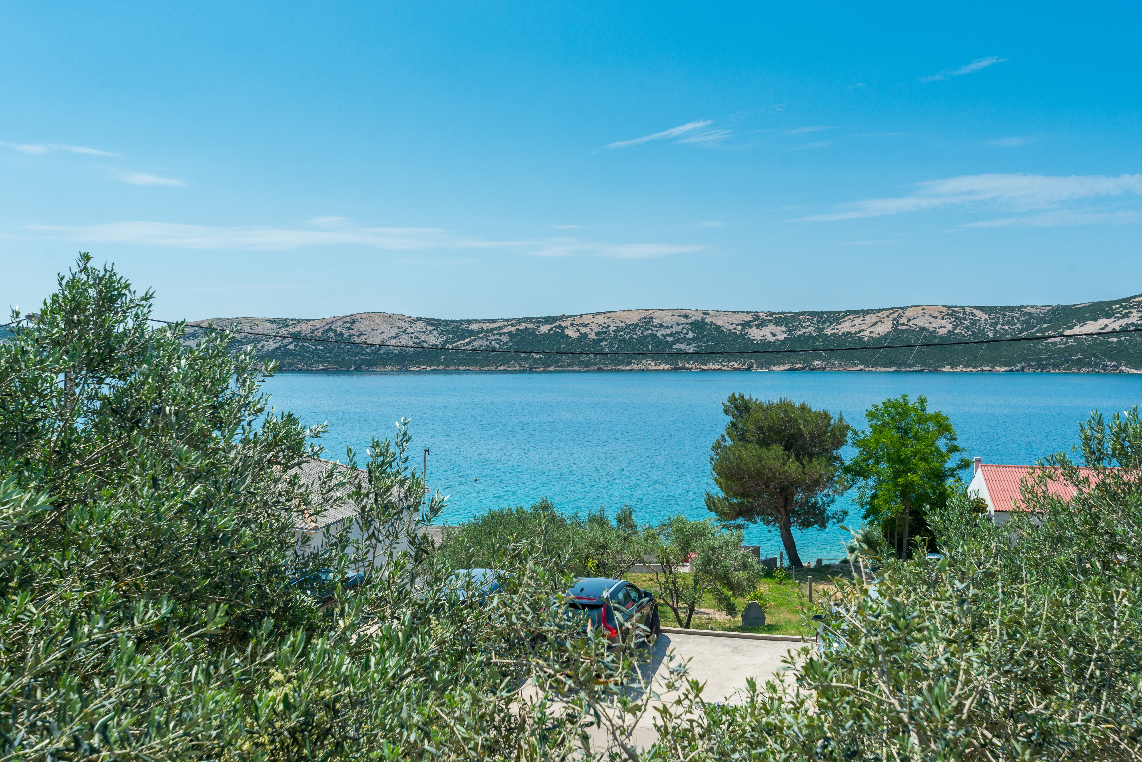 Three bedroom apartment with terrace and sea view Stara Novalja, Pag  A-c