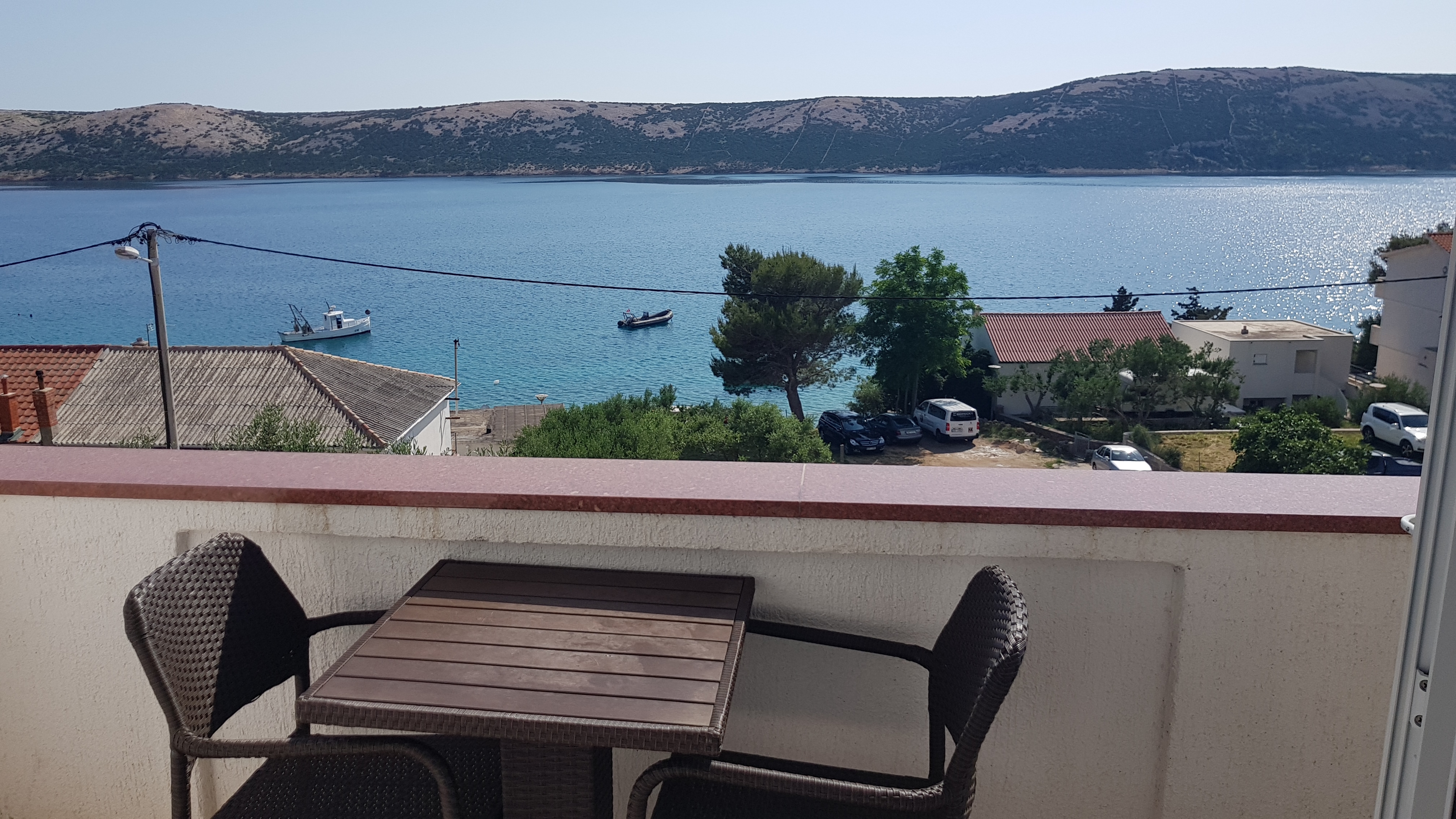 Studio flat with balcony and sea view Stara Novalja (Pag) (AS-6319-b)