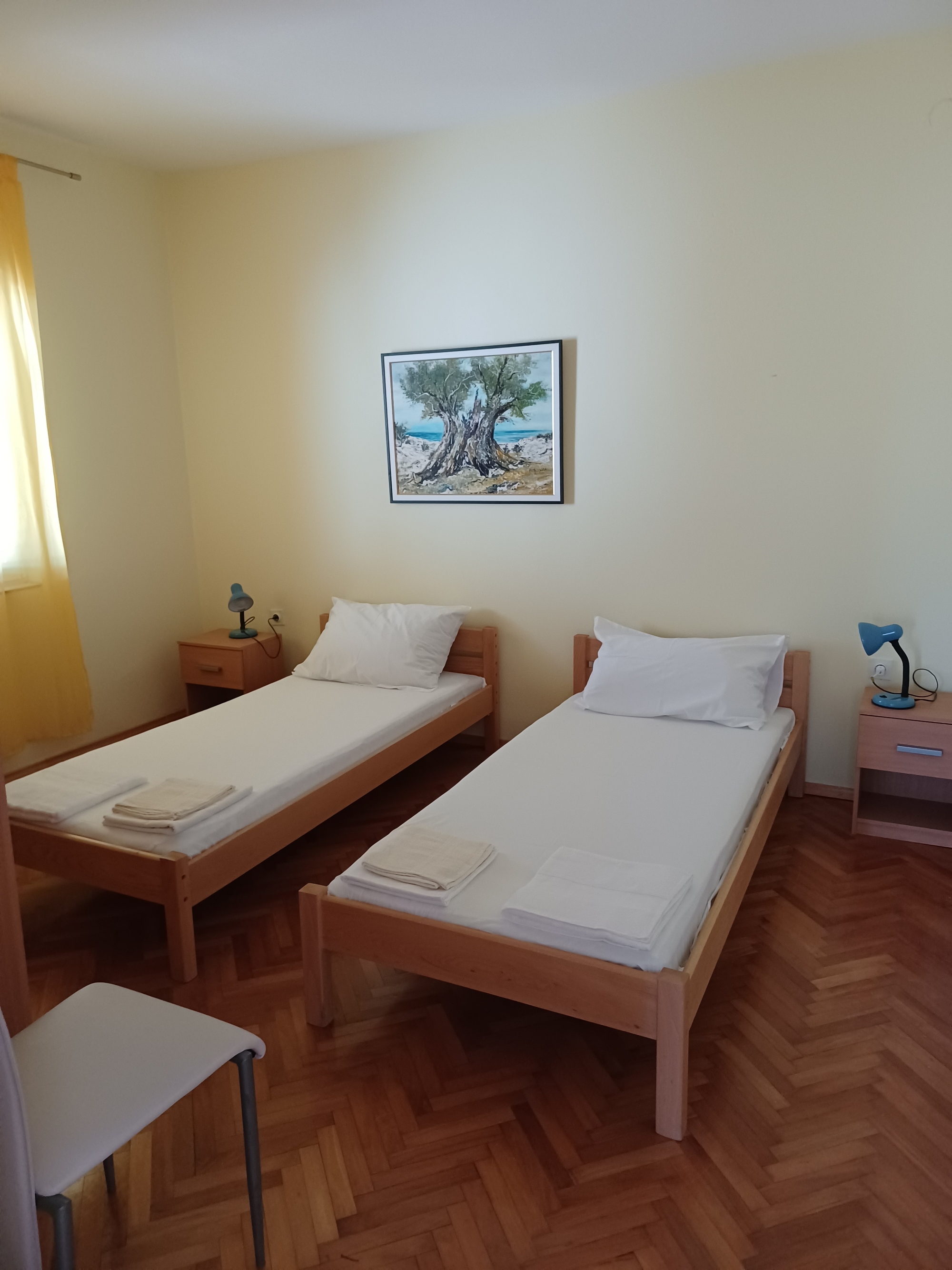 Četverosobni apartman s terasom i pogledom na more Pag  A-a
