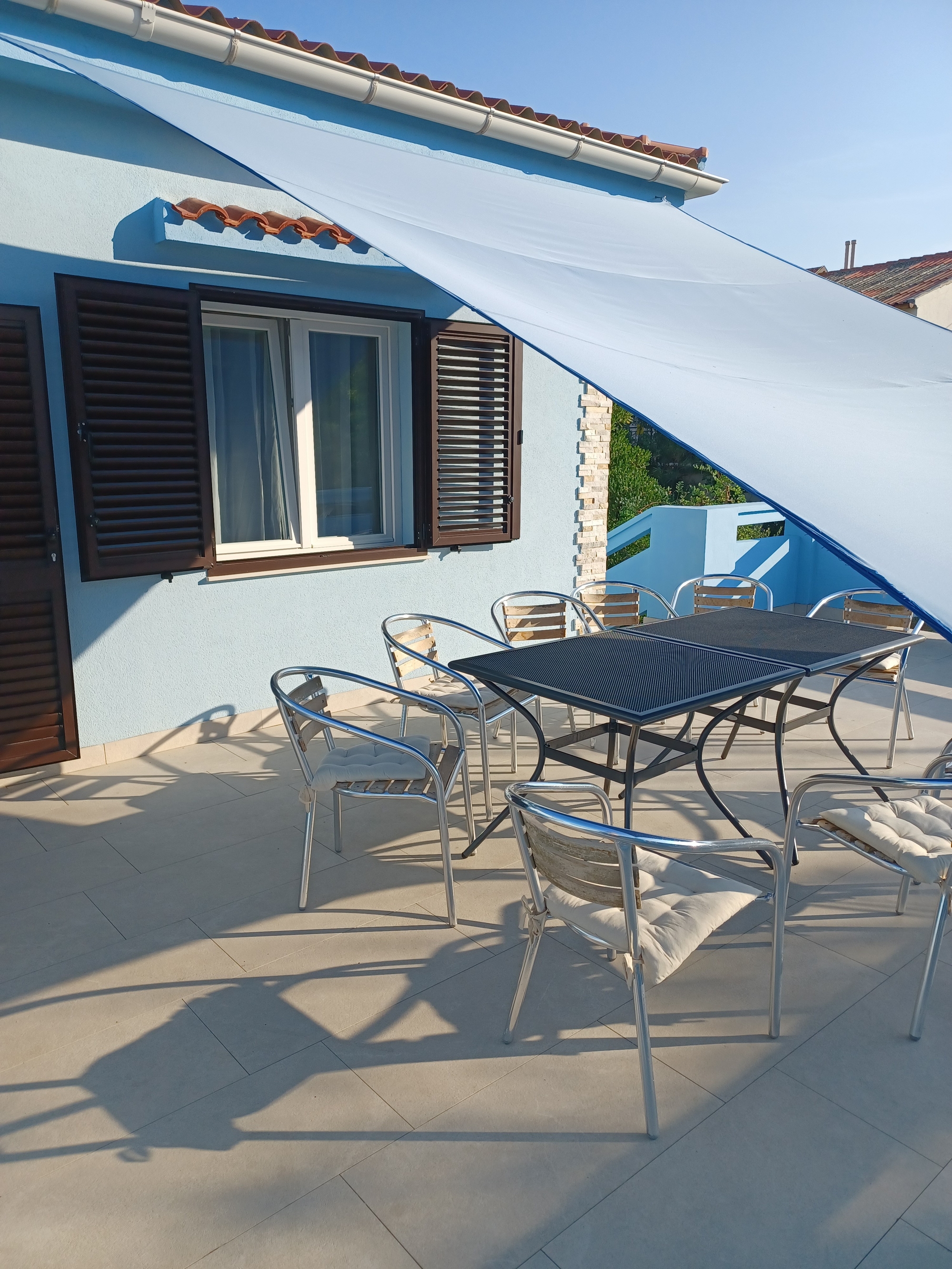 Four-bedroom apartment with terrace and sea view Pag  A-a