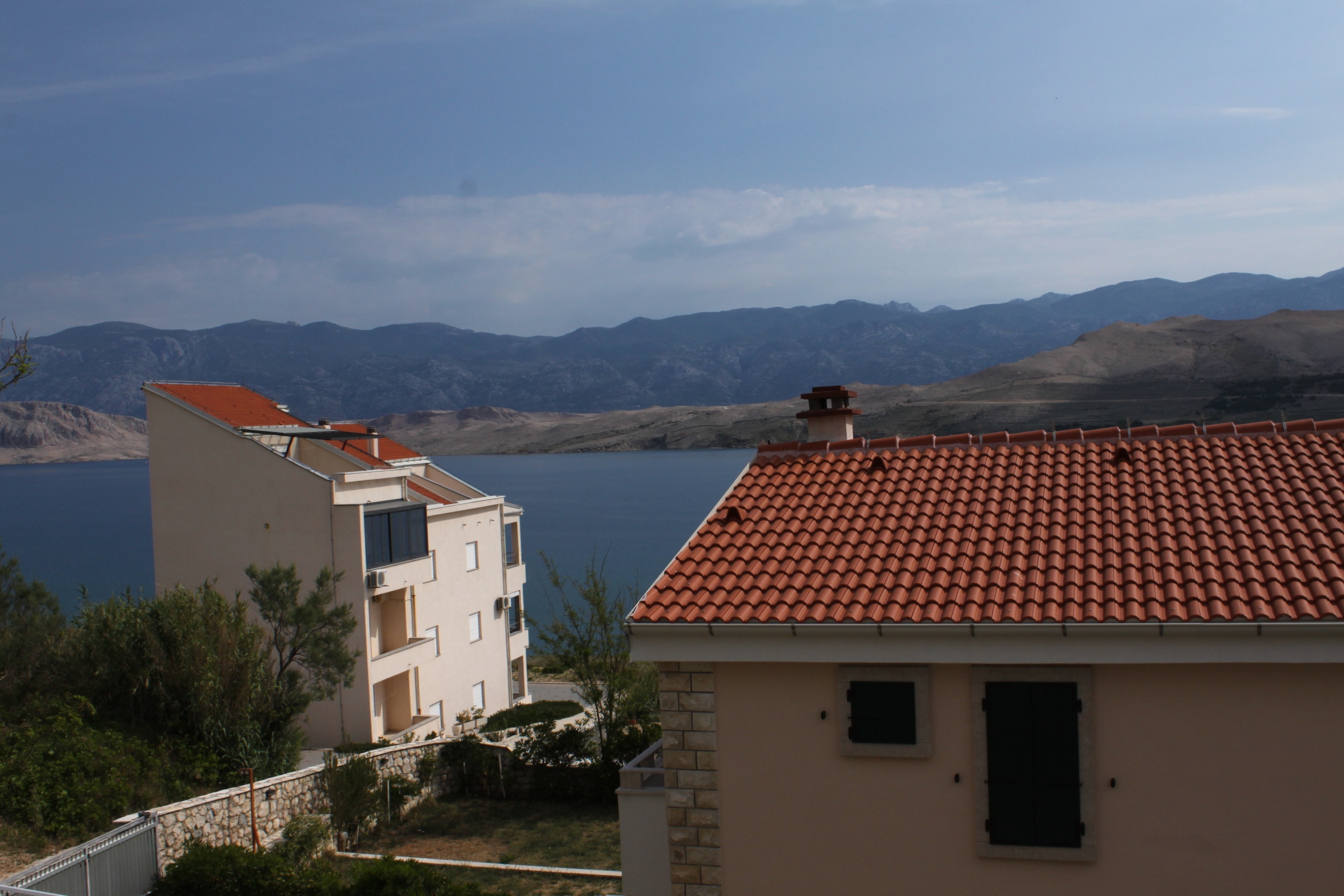 One bedroom apartment with terrace and sea view Pag  A-b