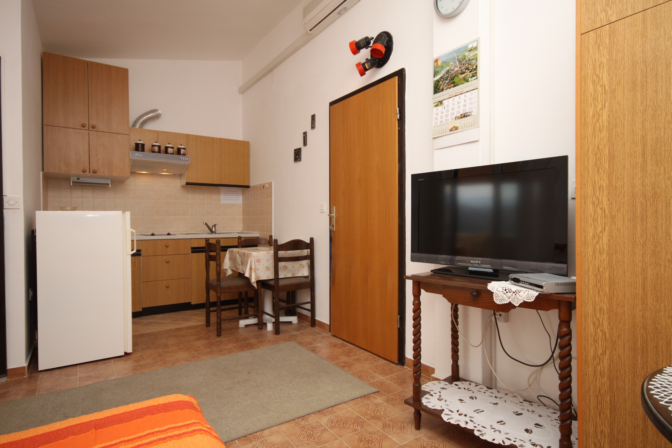 Studio flat with terrace and sea view Pag  AS-a