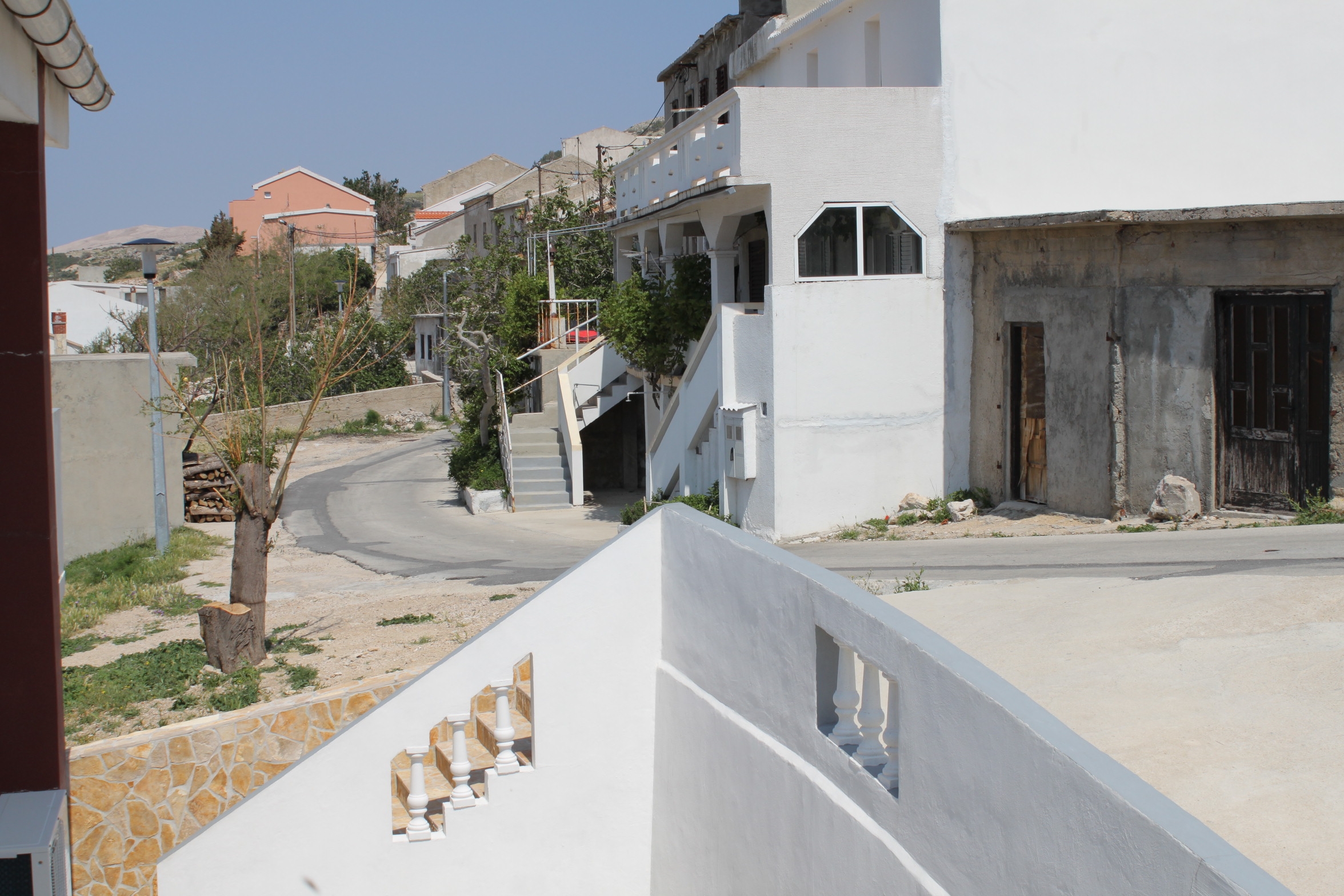 One bedroom apartment with terrace Metajna, Pag  A-c