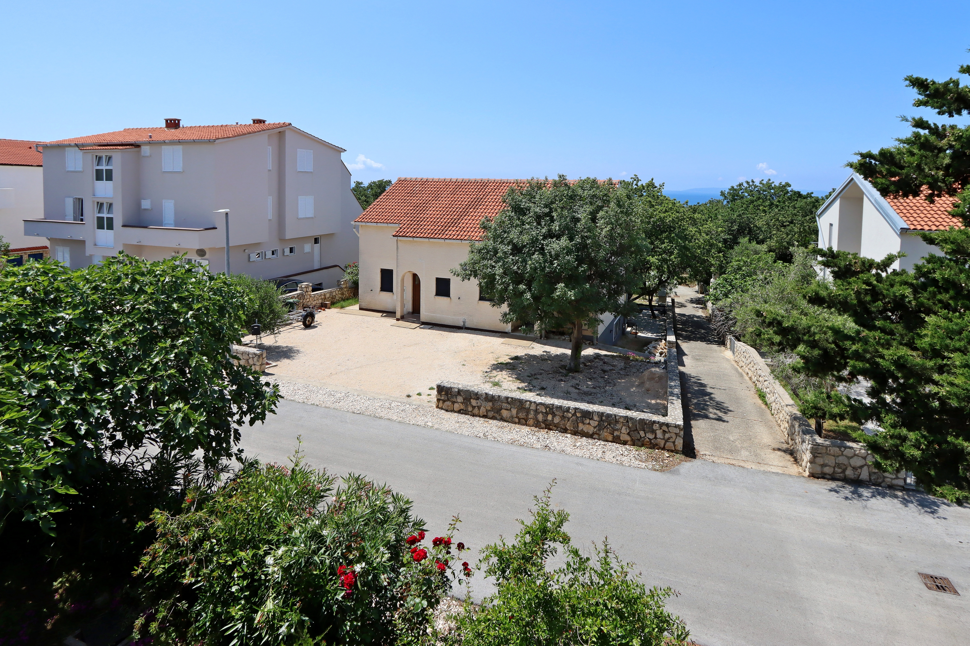 One bedroom apartment with terrace and sea view Potočnica, Pag  A-b