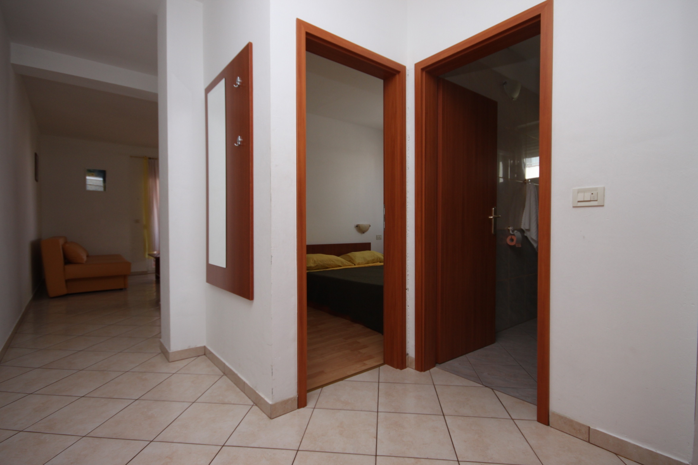 Two bedroom apartment with terrace and sea view Novalja, Pag  A-a