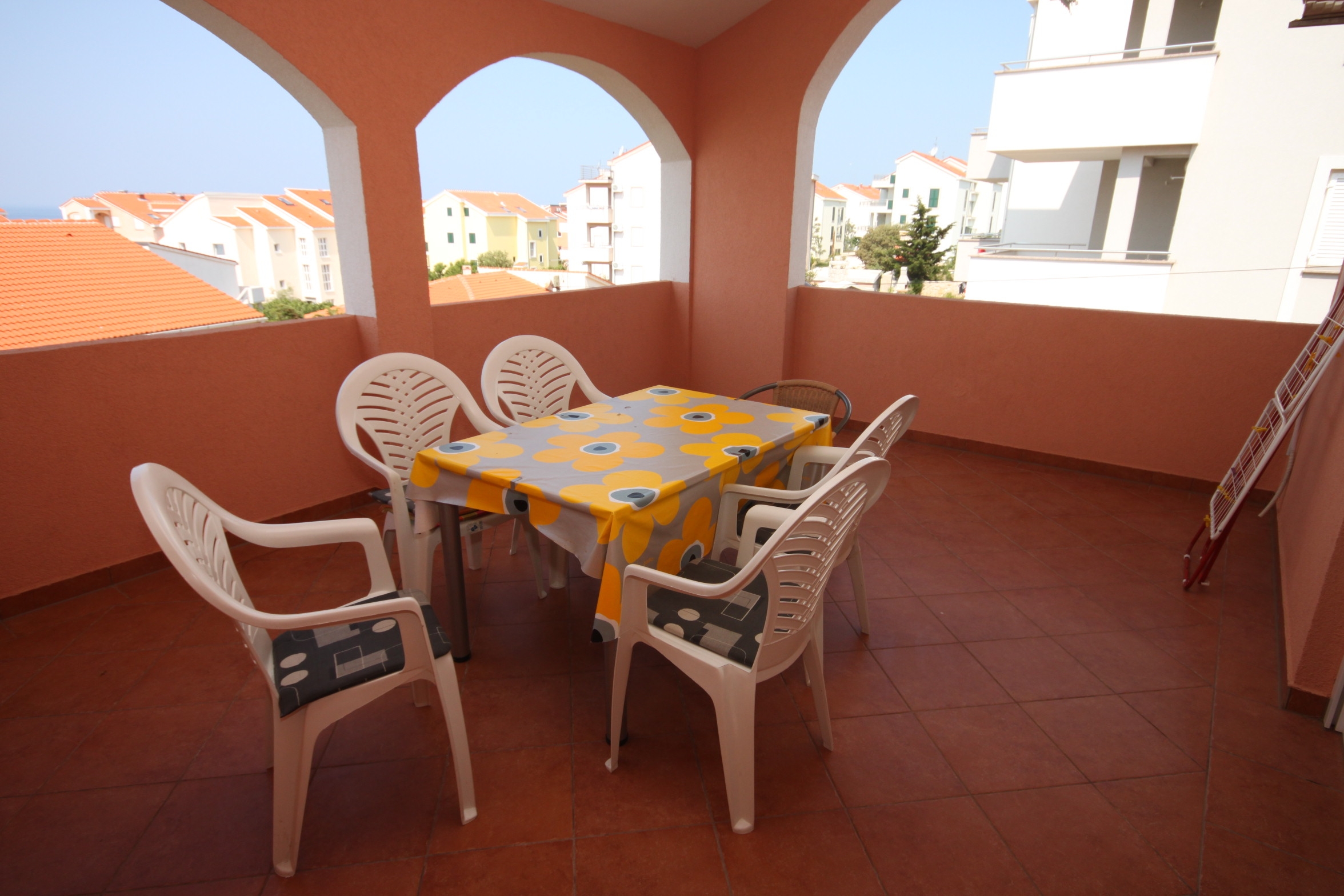 Two bedroom apartment with terrace and sea view Novalja, Pag  A-a