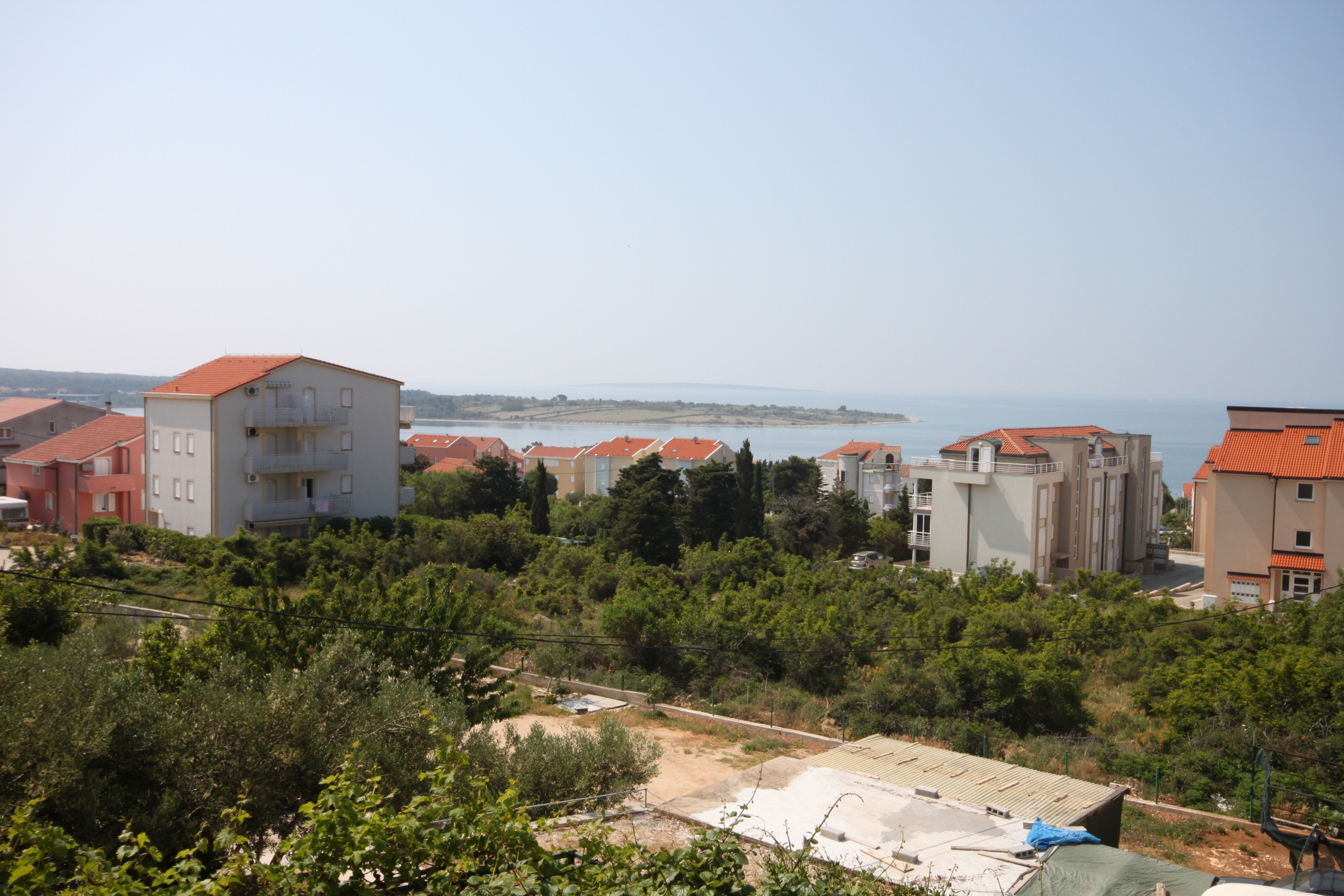 Two bedroom apartment with terrace and sea view Novalja, Pag  A-a