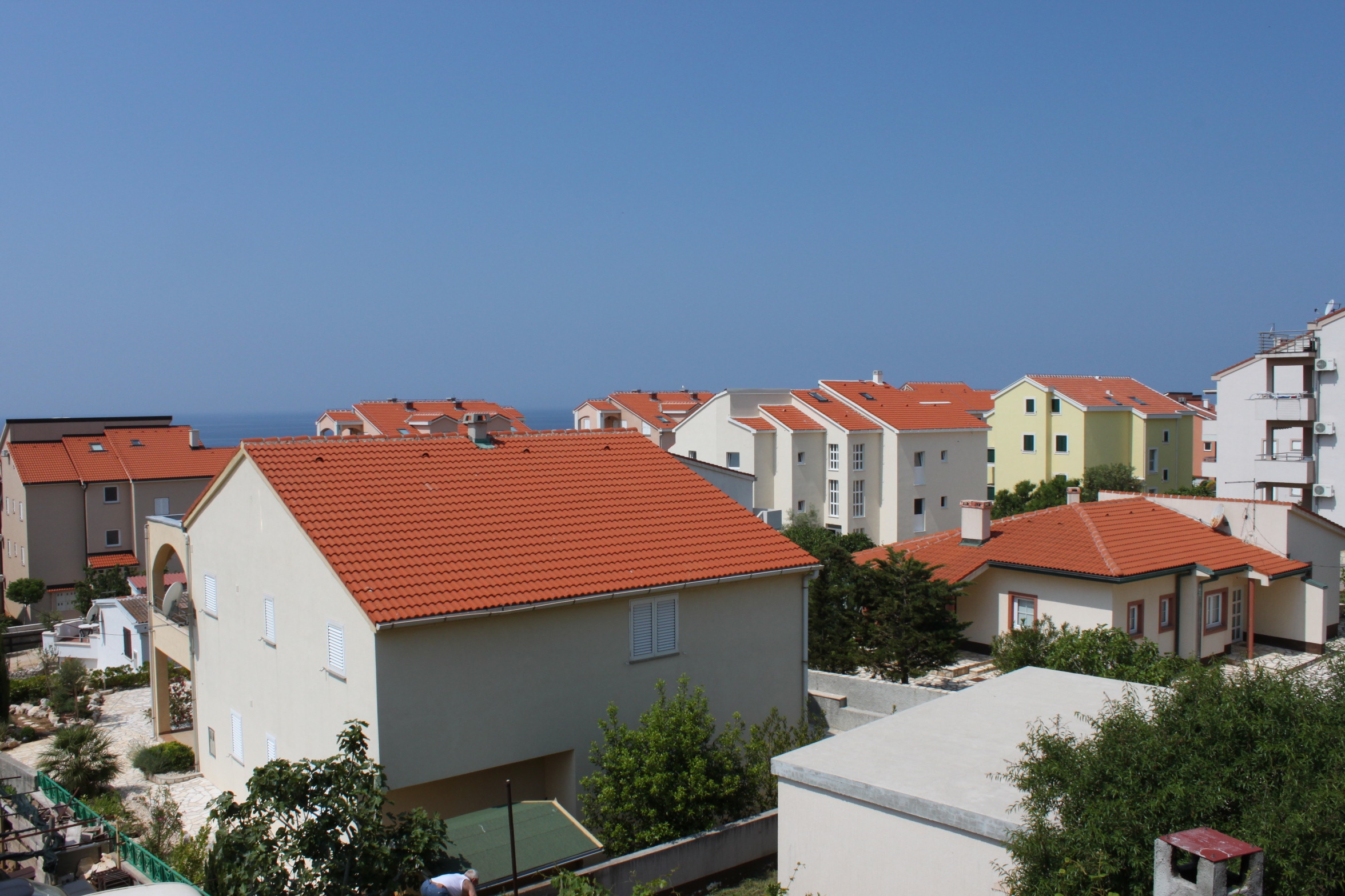 One bedroom apartment with terrace and sea view Novalja, Pag  A-b