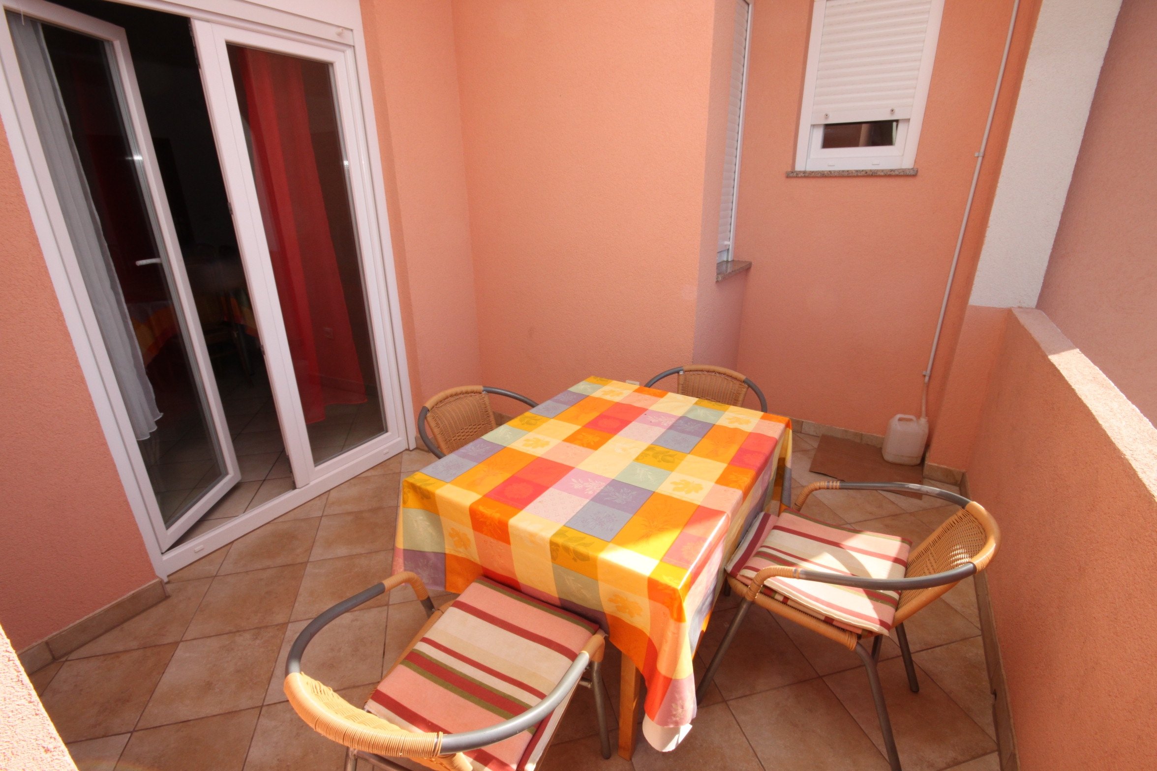 Three bedroom apartment with terrace and sea view Novalja, Pag  A-c