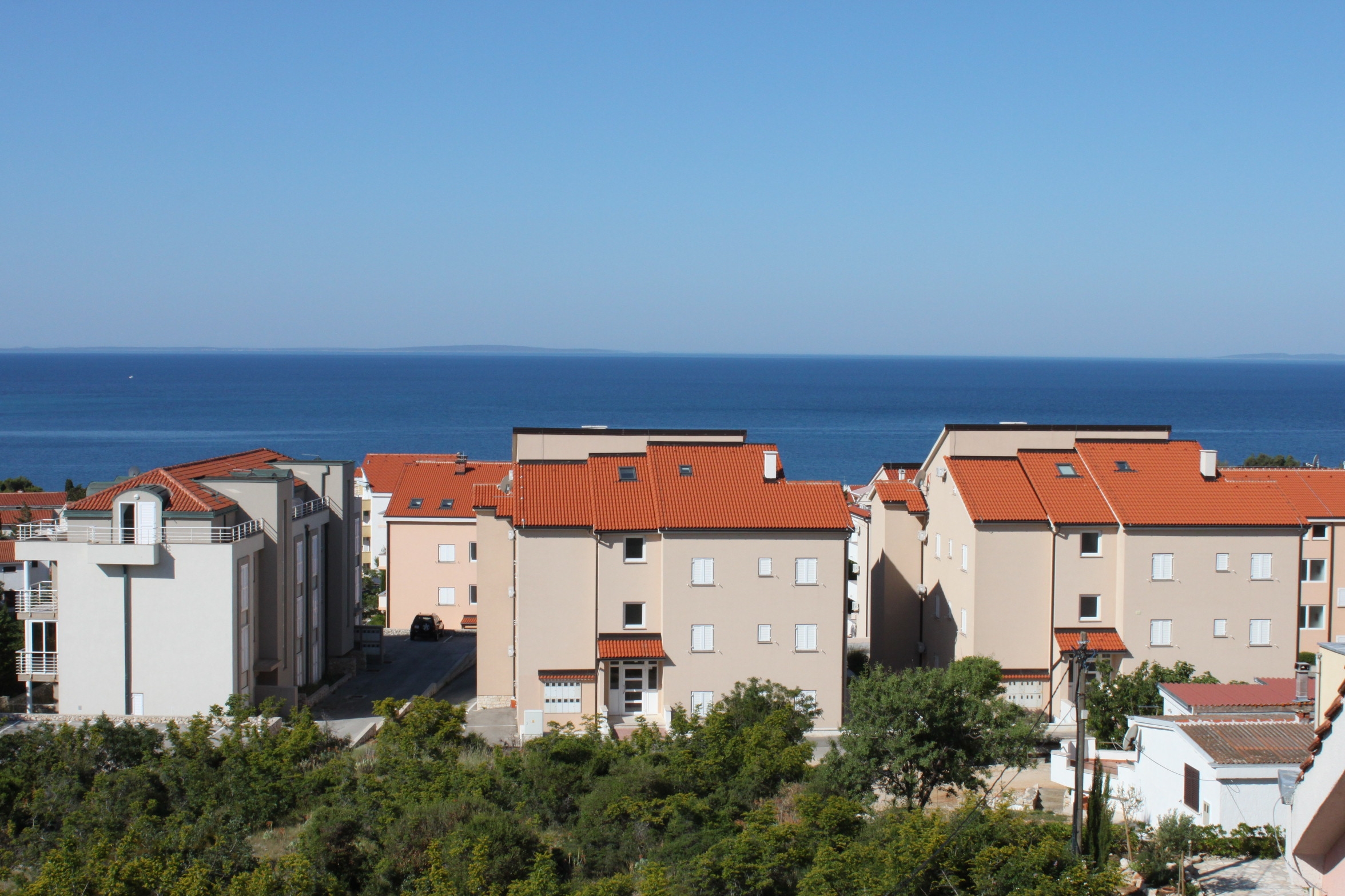Three bedroom apartment with terrace and sea view Novalja, Pag  A-c