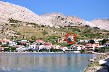 Property Metajna, Pag, Property 6369 - Apartments and Rooms with sandy beach.
