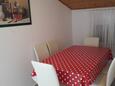 Dining room Stara Novalja, Dining room in the apartment, dostupna klima i WIFI.