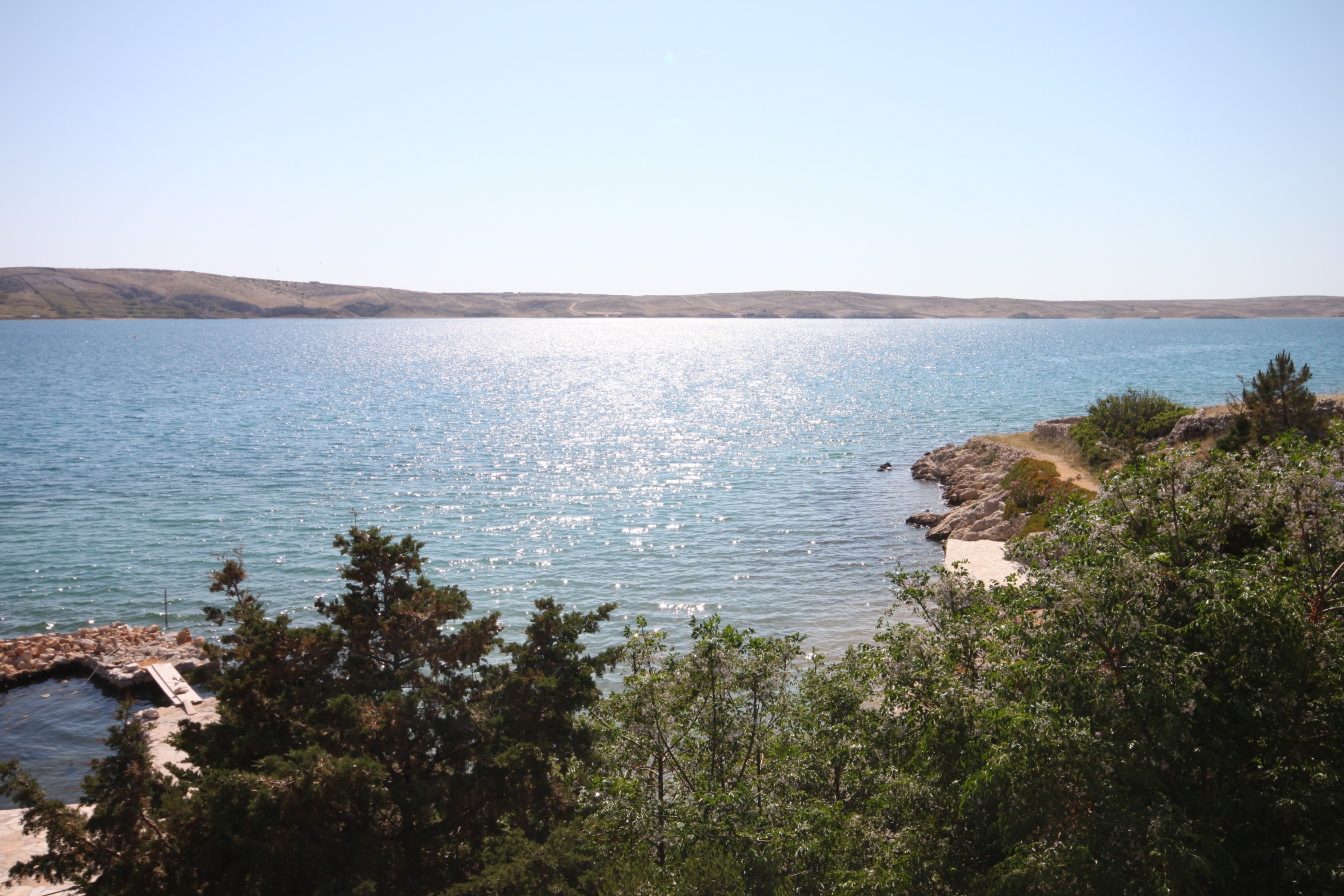 One bedroom apartment near beach Kustići, Pag  A-b
