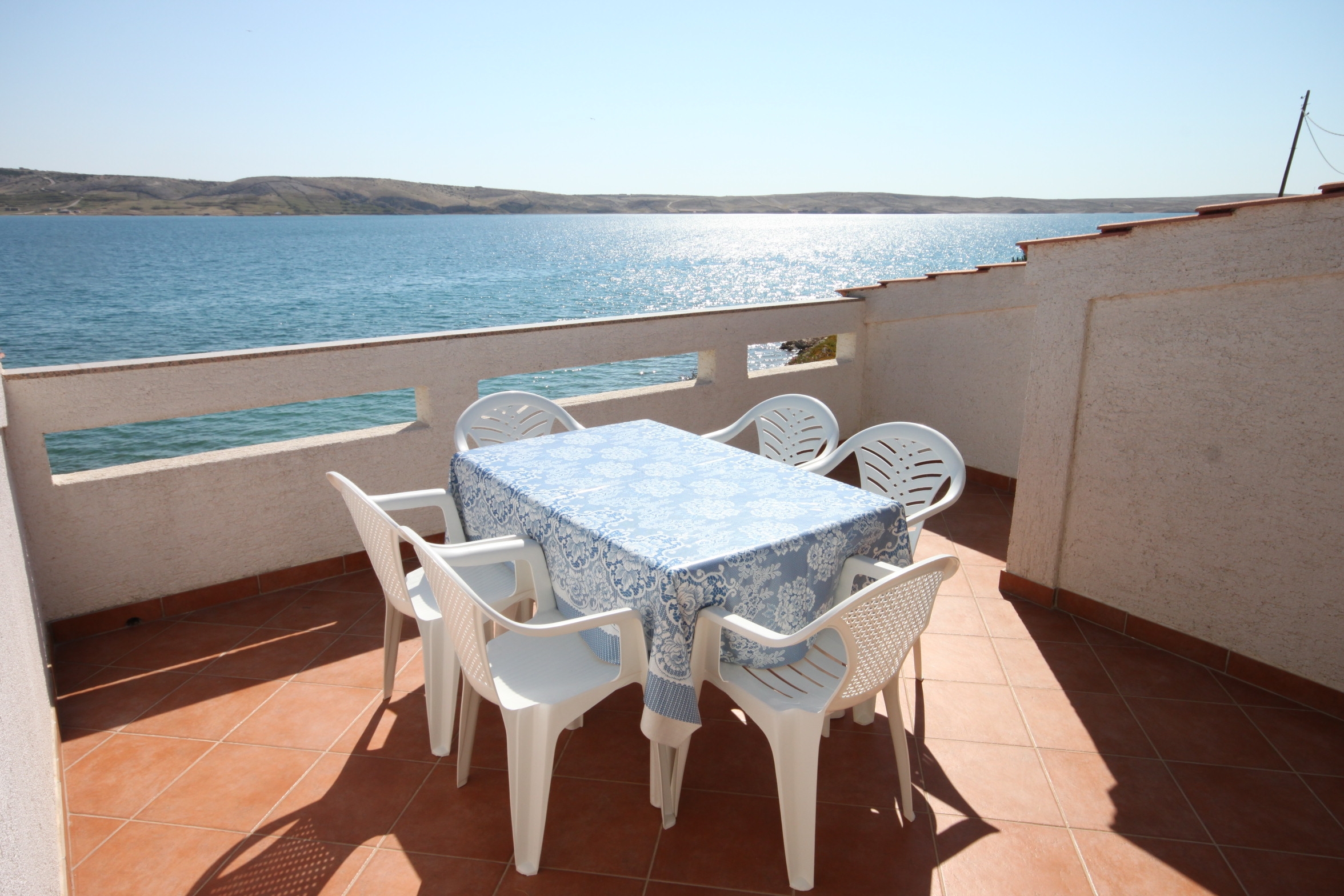 Two bedroom apartment near beach Kustići, Pag  A-c