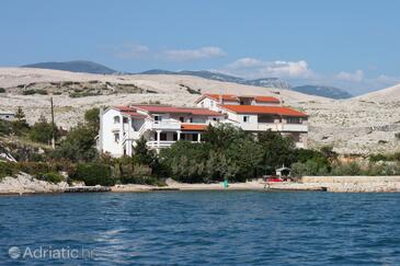 Kustići, Pag, Alloggio 6376 - Appartamenti affitto vicino al mare con la spiaggia sabbiosa.