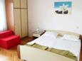 Спальня Metajna, Спальня в размещении типа studio-apartment, доступный кондиционер и WiFi.