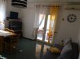 Obývací pokoj Mandre, Obývací pokoj v ubytování typu apartment, s klimatizací, domácí mazlíčci povoleni a WiFi.