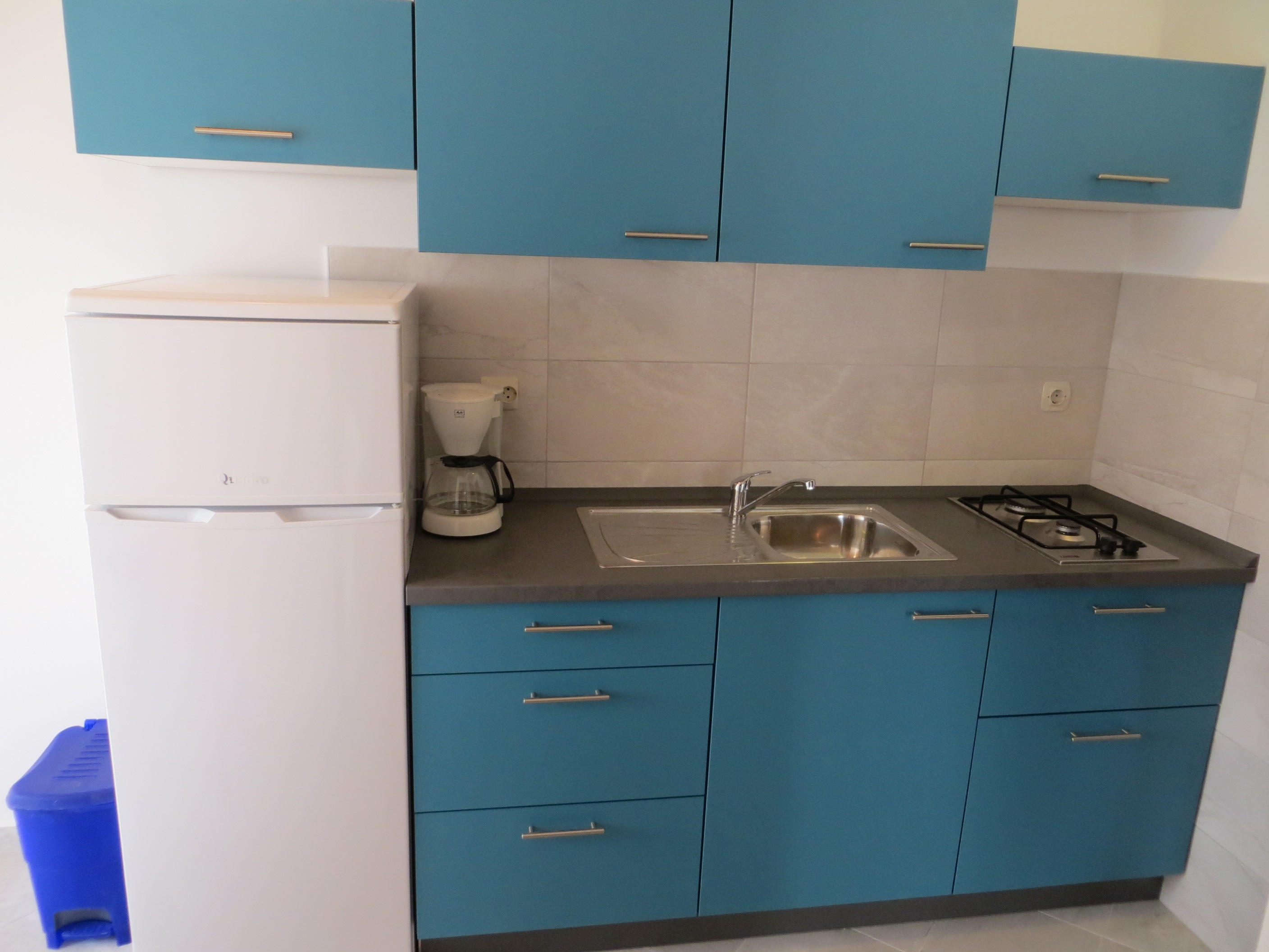 Two bedroom apartment with balcony and sea view Metajna, Pag  A-b
