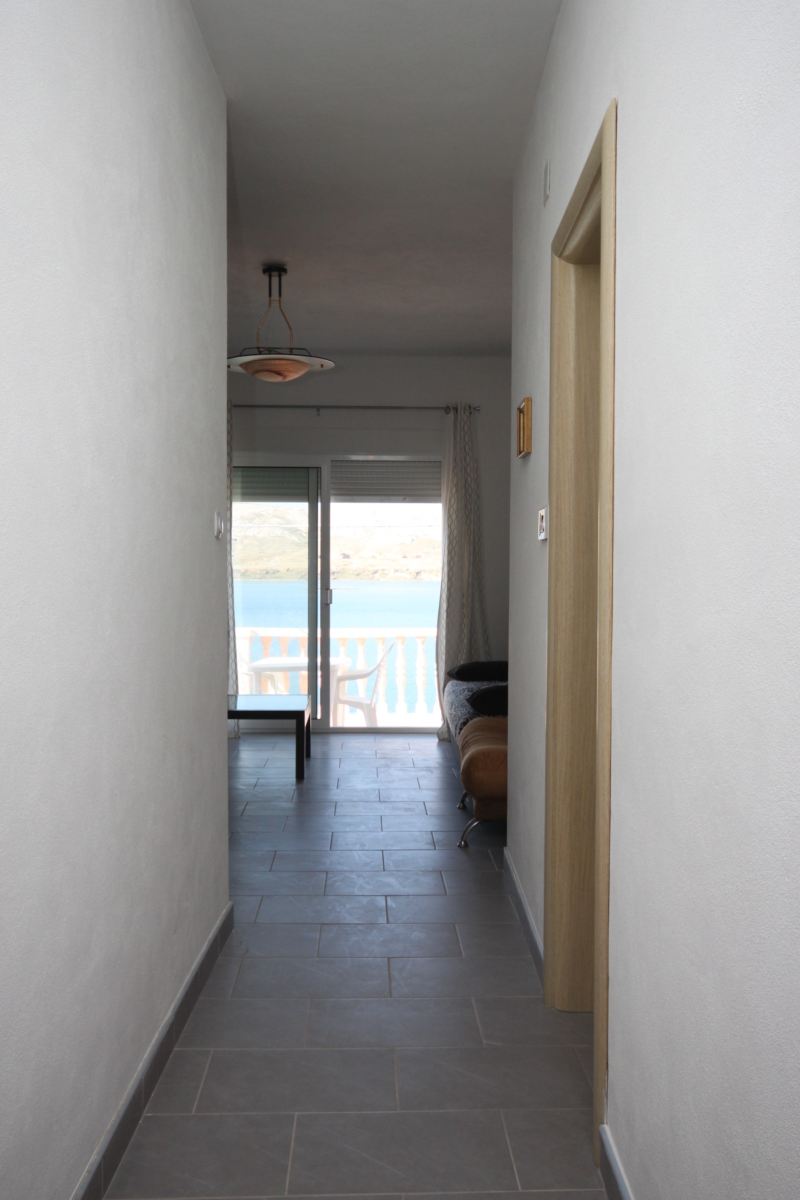 Two bedroom apartment with terrace and sea view Zubovići, Pag  A-b