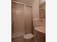 Bathroom Novalja, Bathroom in the apartment, (pet friendly) and WiFi.