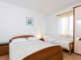 Ložnice Orebić, Ložnice v ubytování typu apartment, domácí mazlíčci povoleni a WiFi.