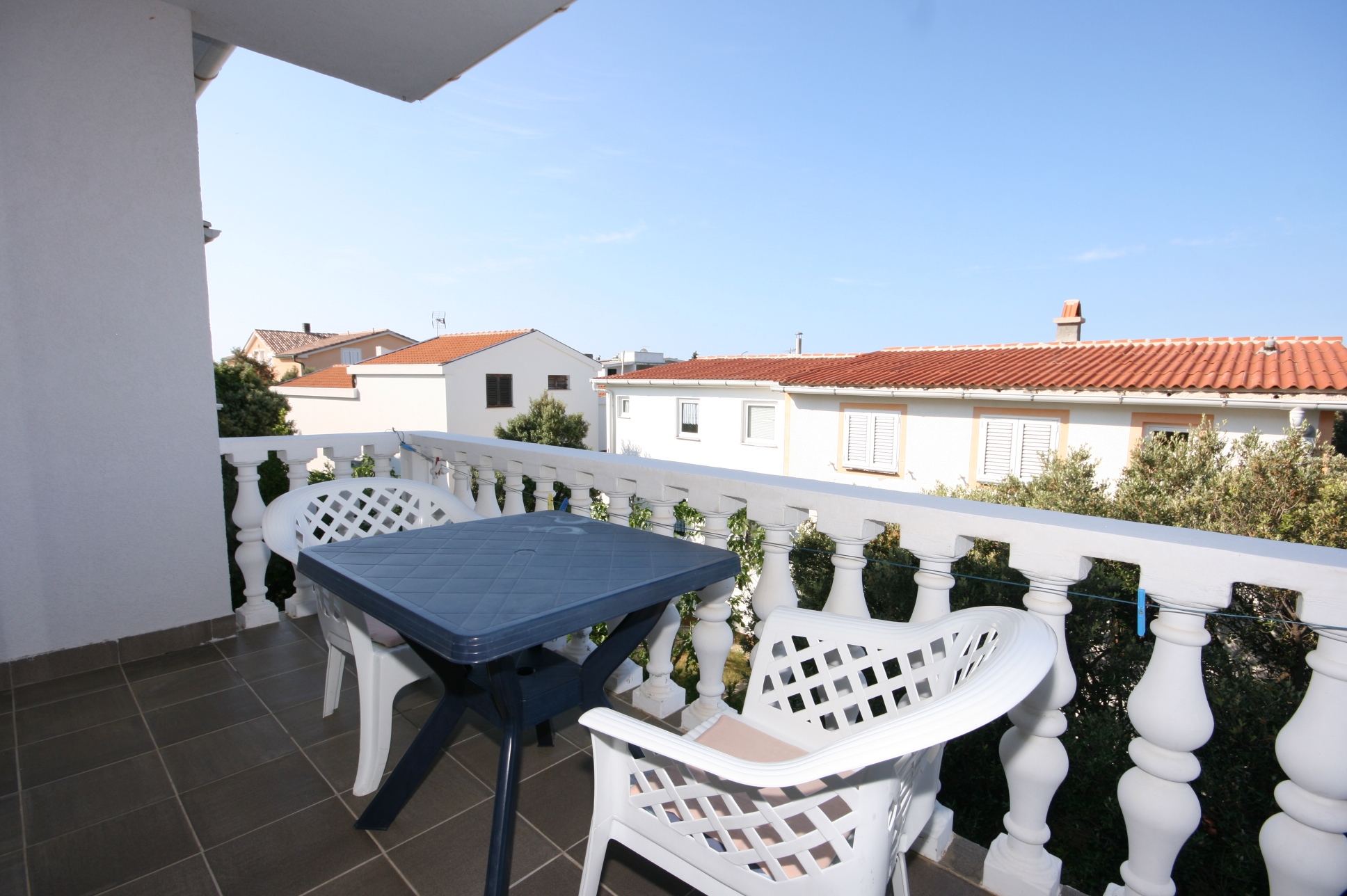 Two bedroom apartment with terrace Mandre, Pag  A-a