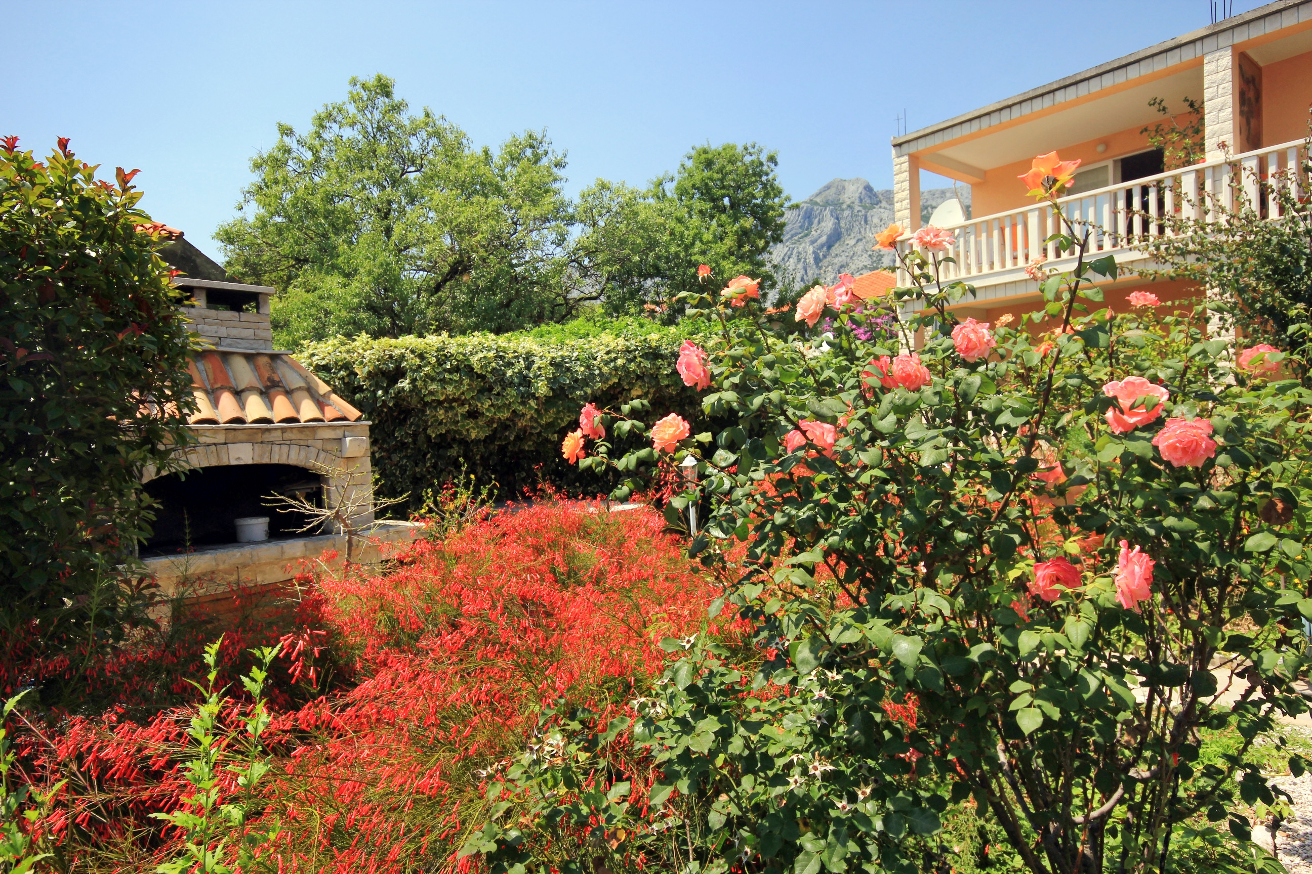 Studio flat with terrace Orebić, Pelješac (AS-641-e)