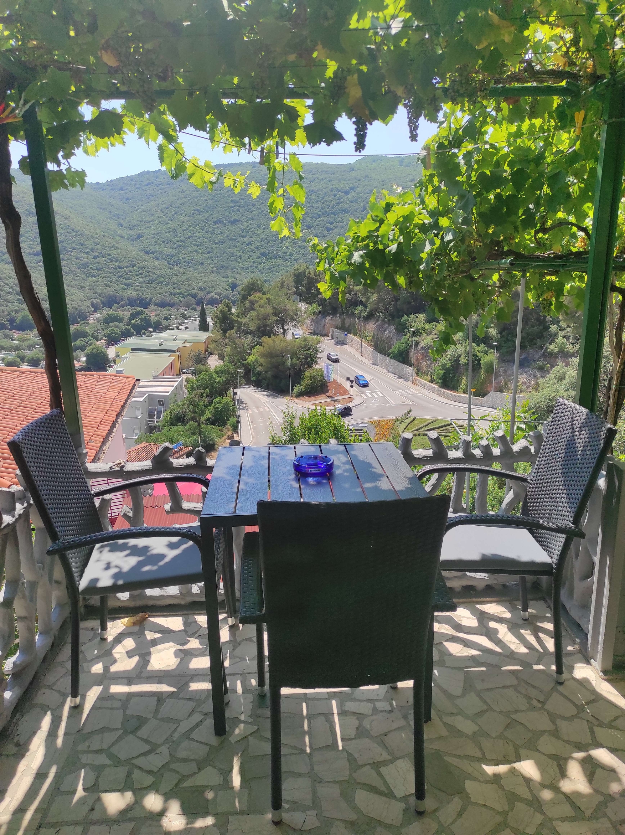 Two bedroom apartment with terrace and sea view Rabac, Labin  A-b