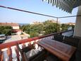 Mandre, Terrace in the apartment, with a sea view and WiFi.