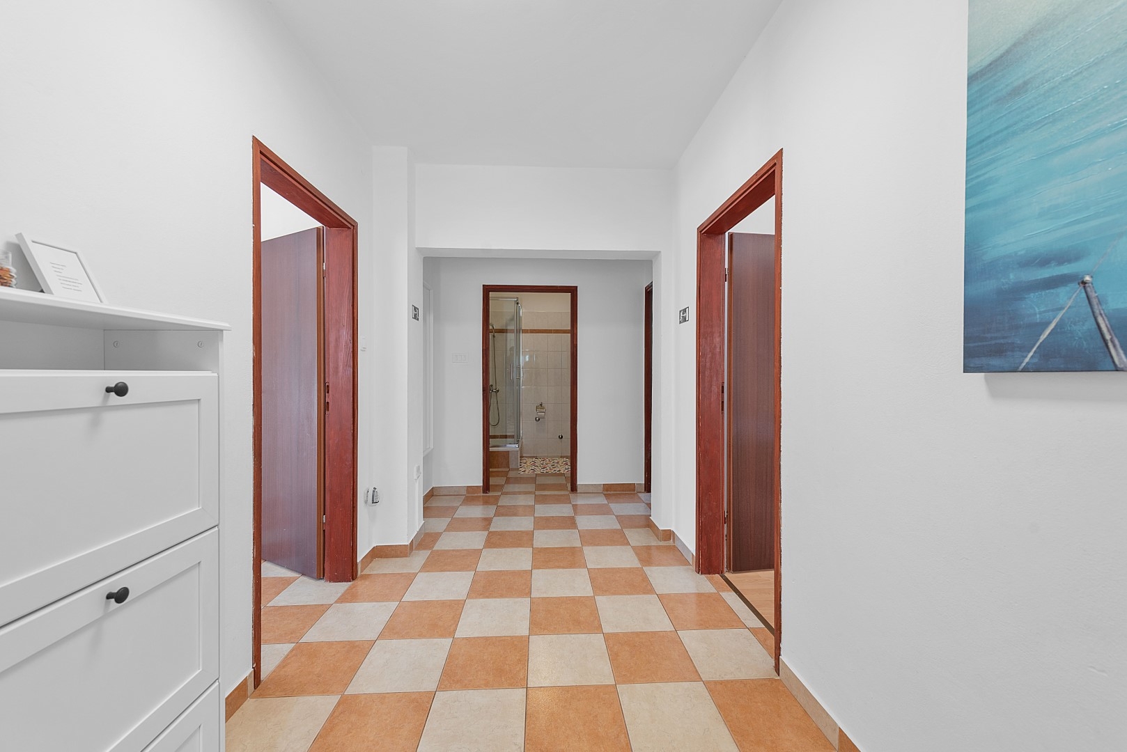 Two bedroom apartment with terrace and sea view Mandre, Pag  A-e