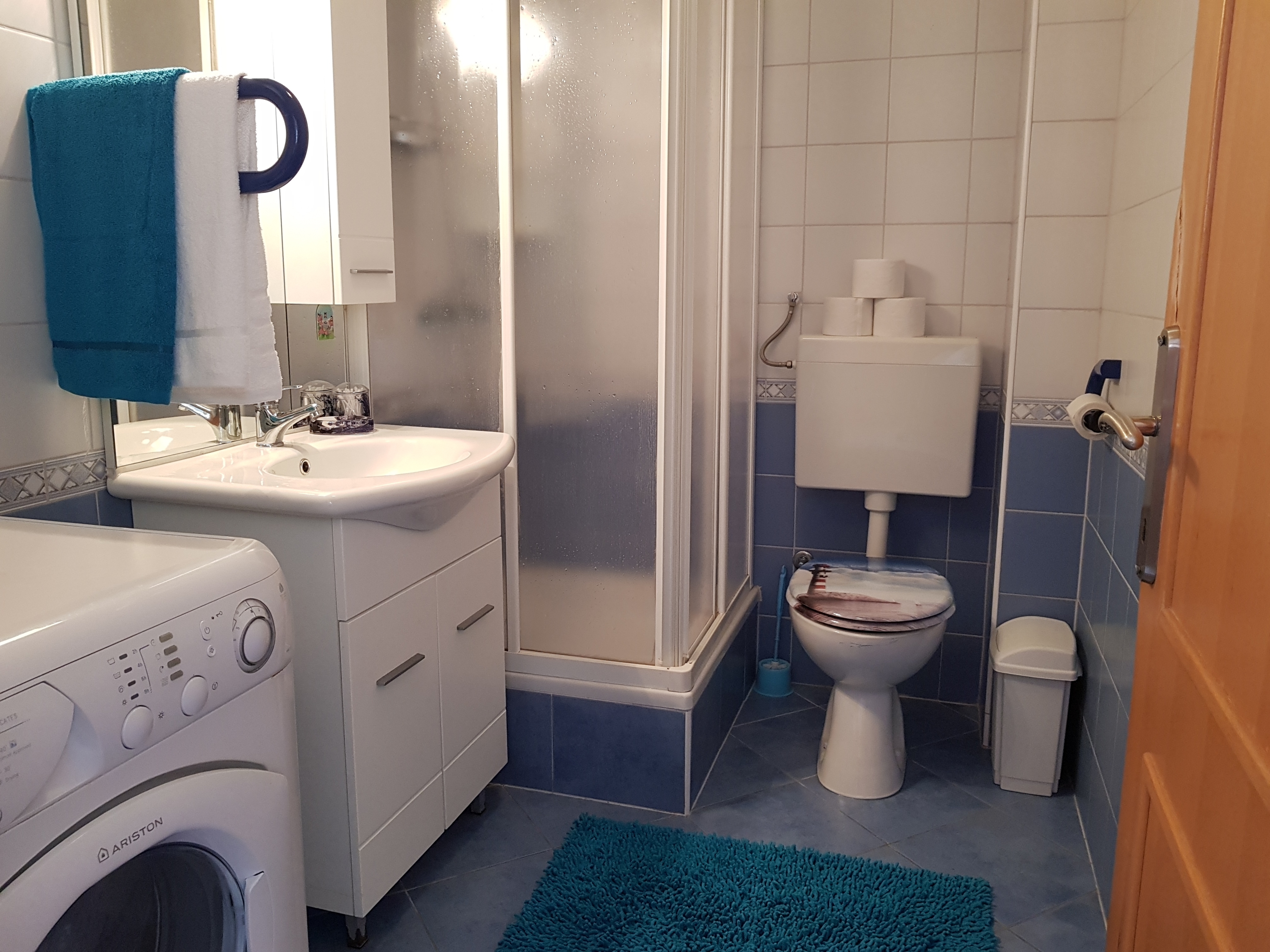 Two bedroom apartment with terrace and sea view Novalja, Pag  A-a