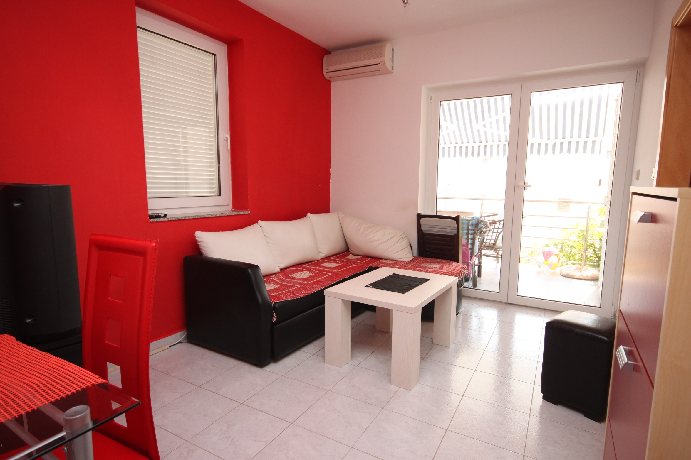 Two bedroom apartment with terrace and sea view Novalja, Pag  A-a