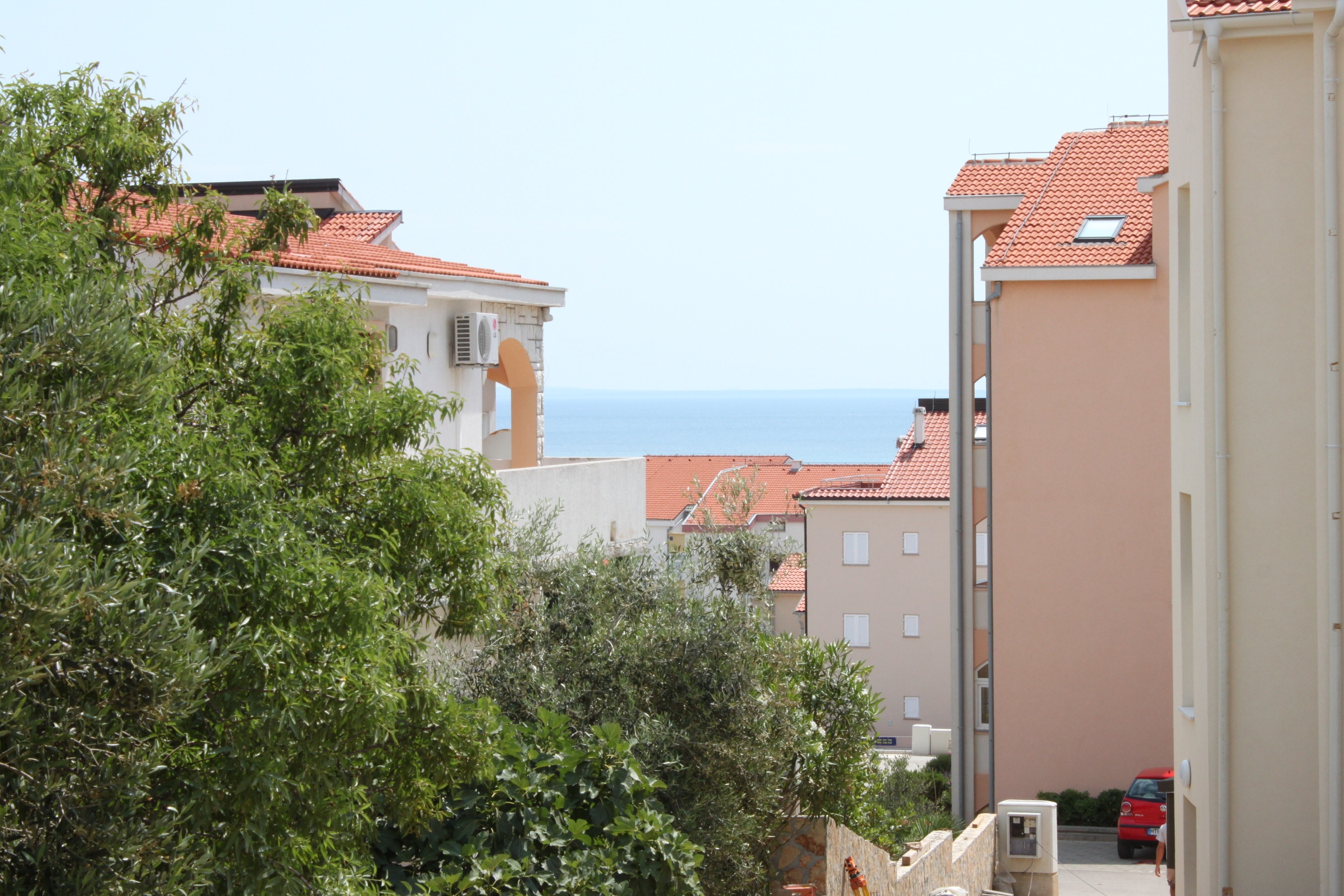 Two bedroom apartment with terrace and sea view Novalja, Pag  A-a