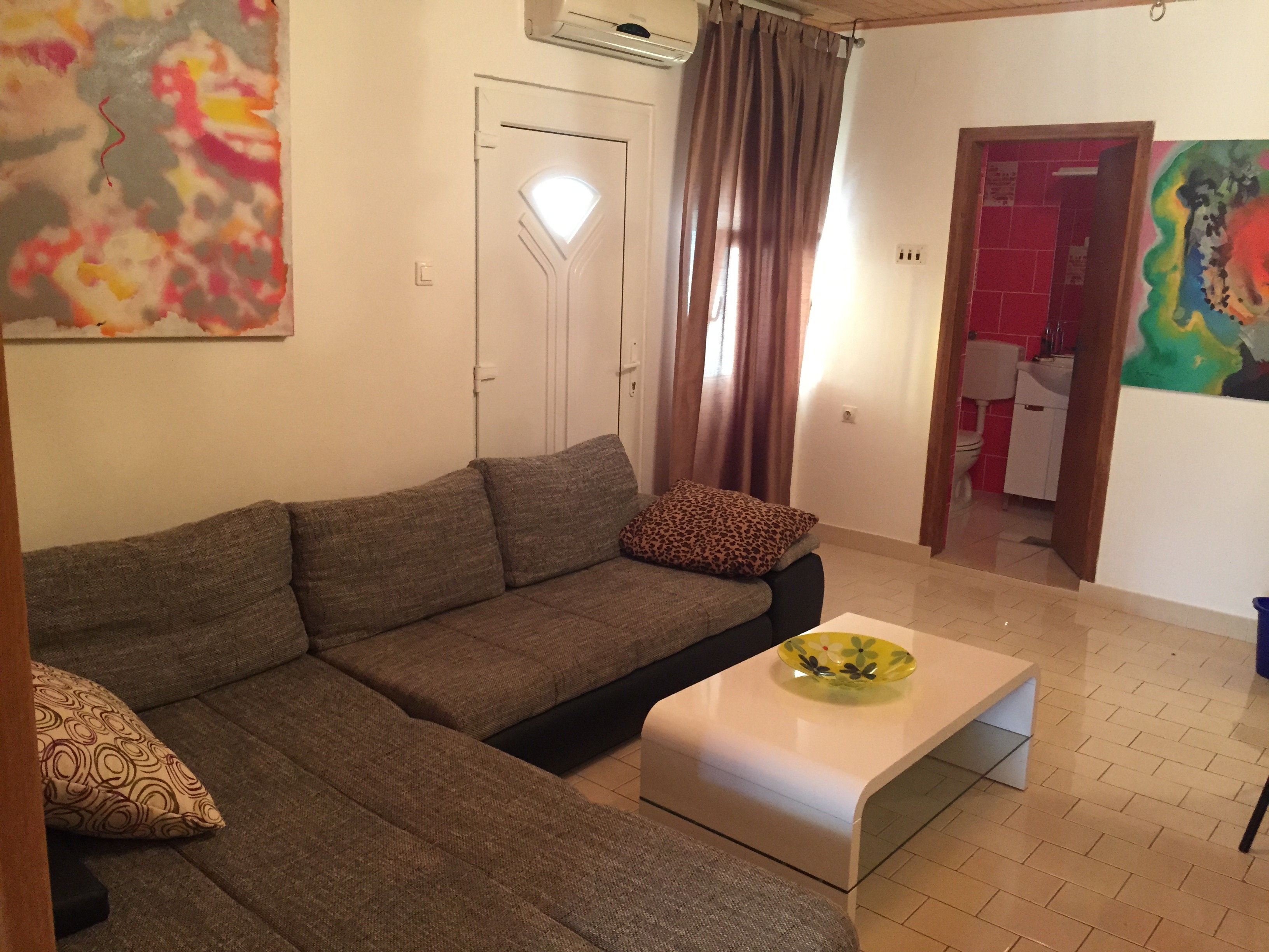 One bedroom apartment with terrace and sea view Metajna, Pag (A-6426-b)