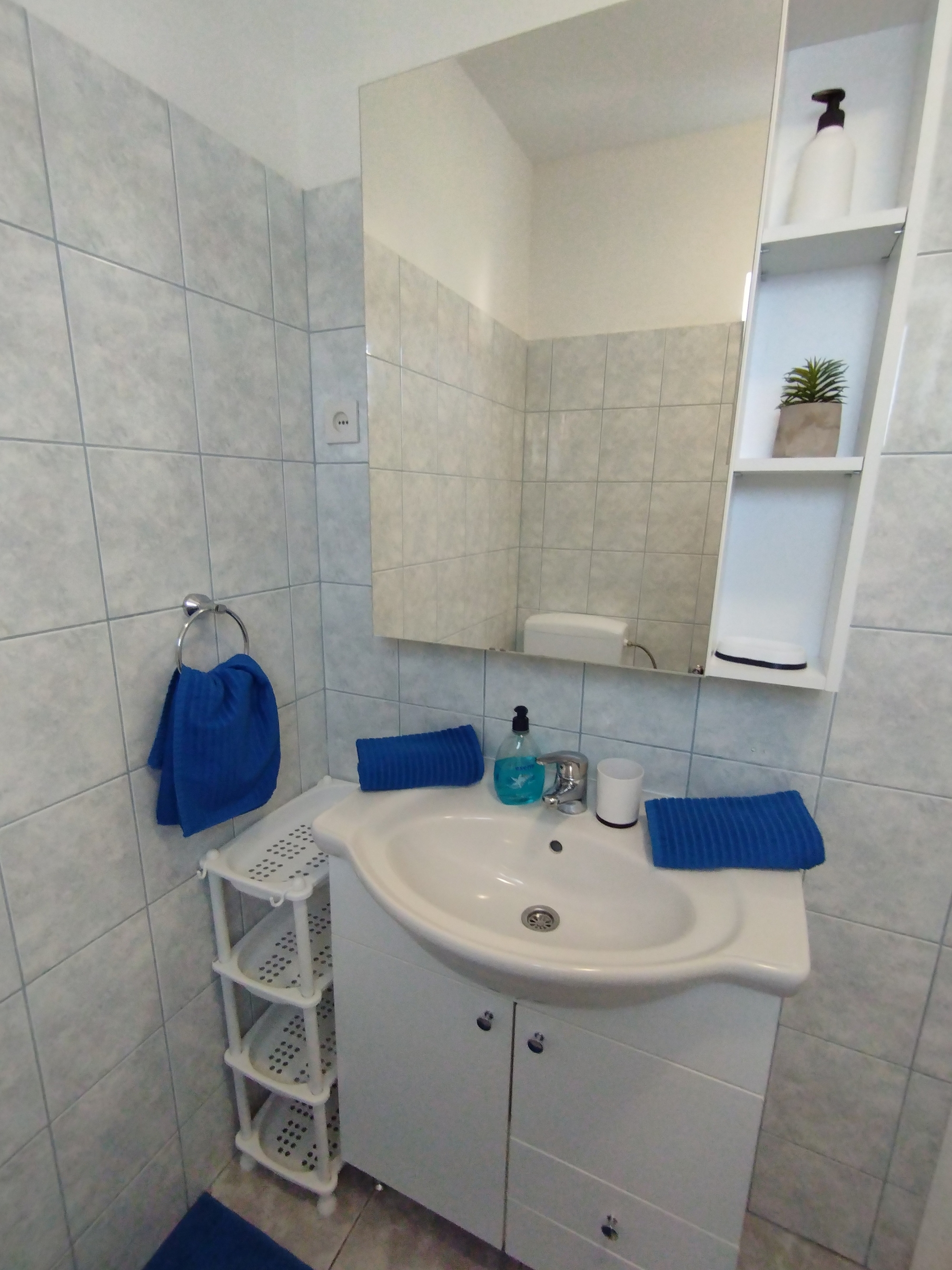 One bedroom apartment with balcony and sea view Orebić, Pelješac  A-a