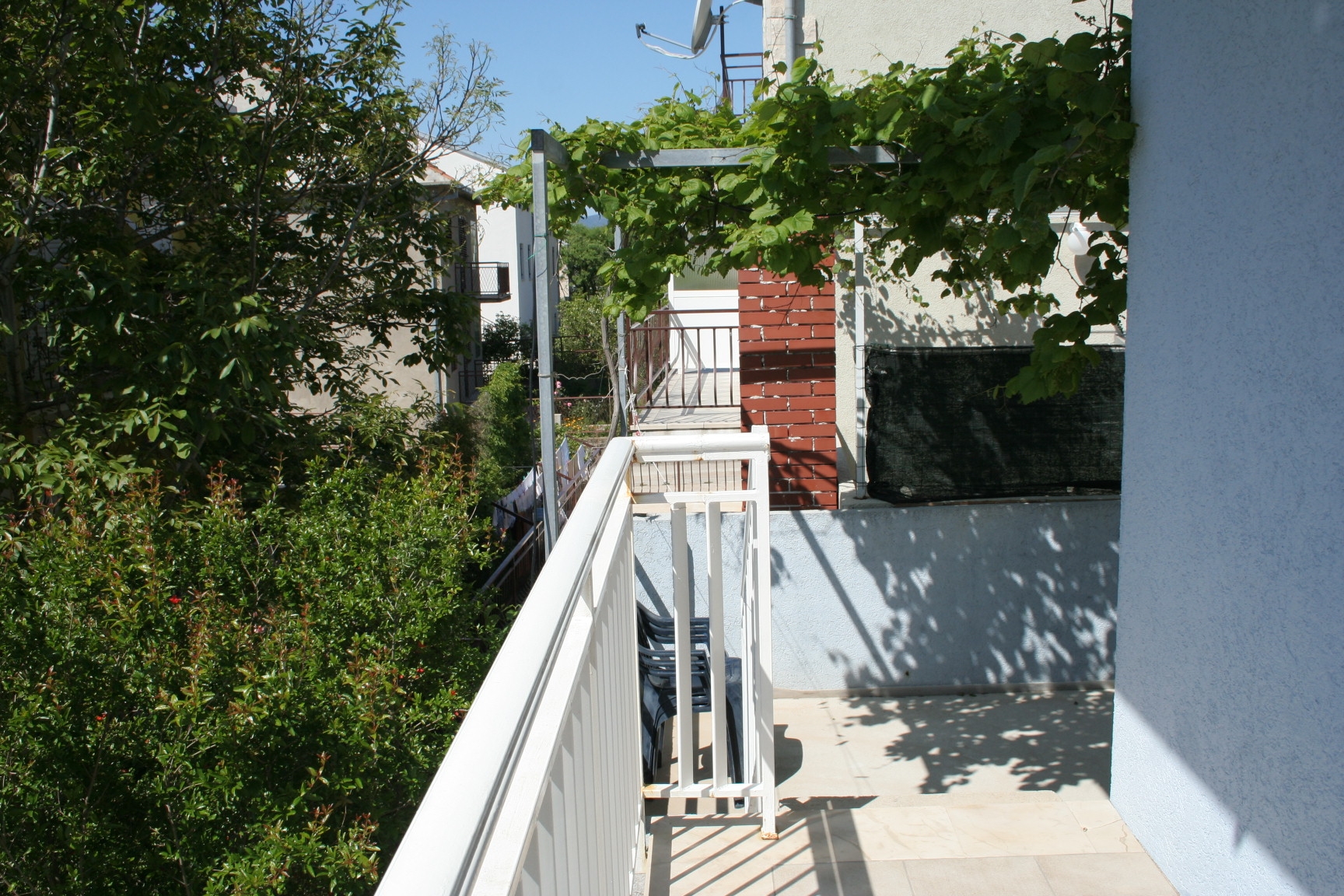 One bedroom apartment with terrace and sea view Orebić, Pelješac  A-b