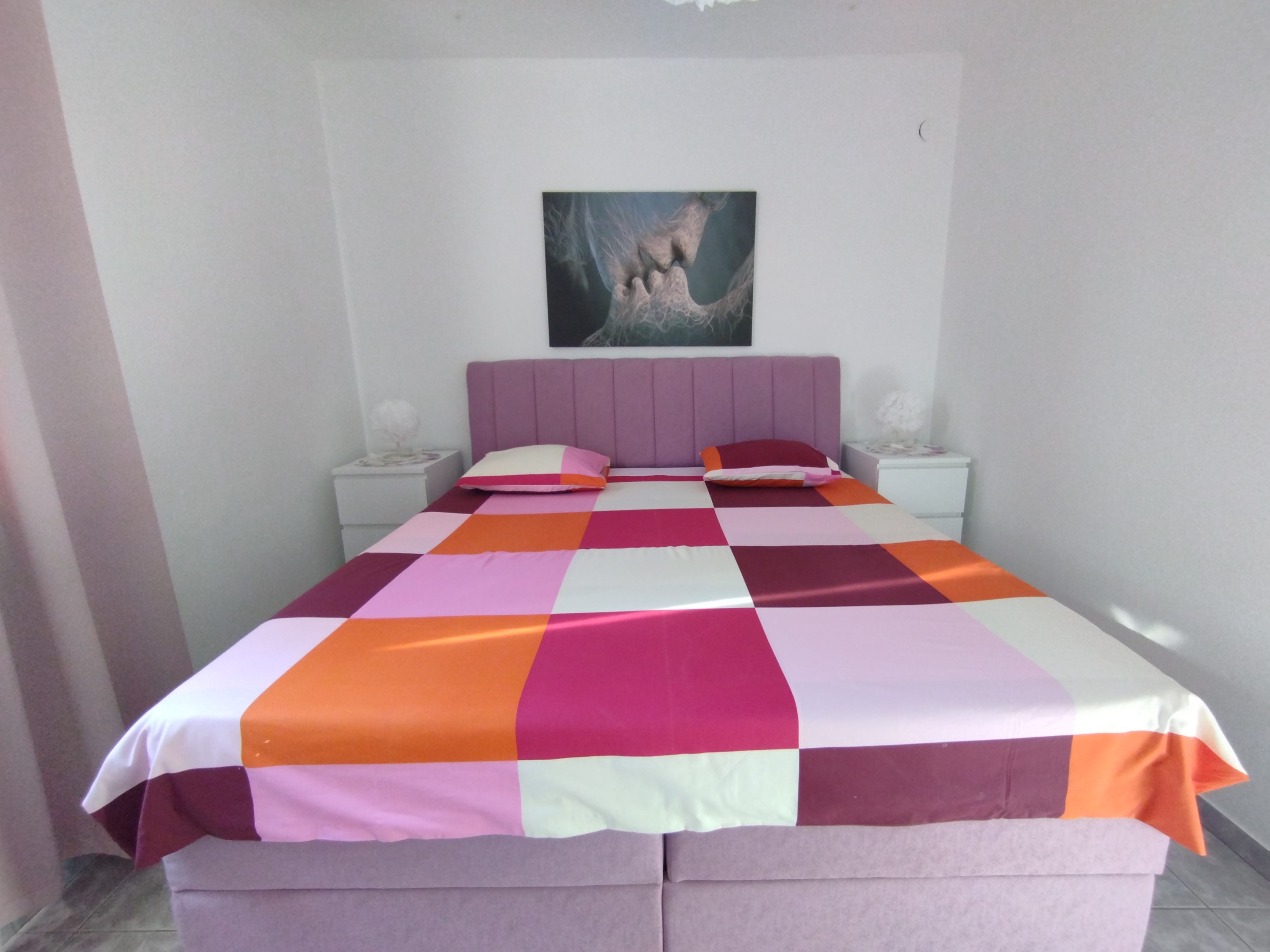 One bedroom apartment with terrace and sea view Orebić, Pelješac  A-b