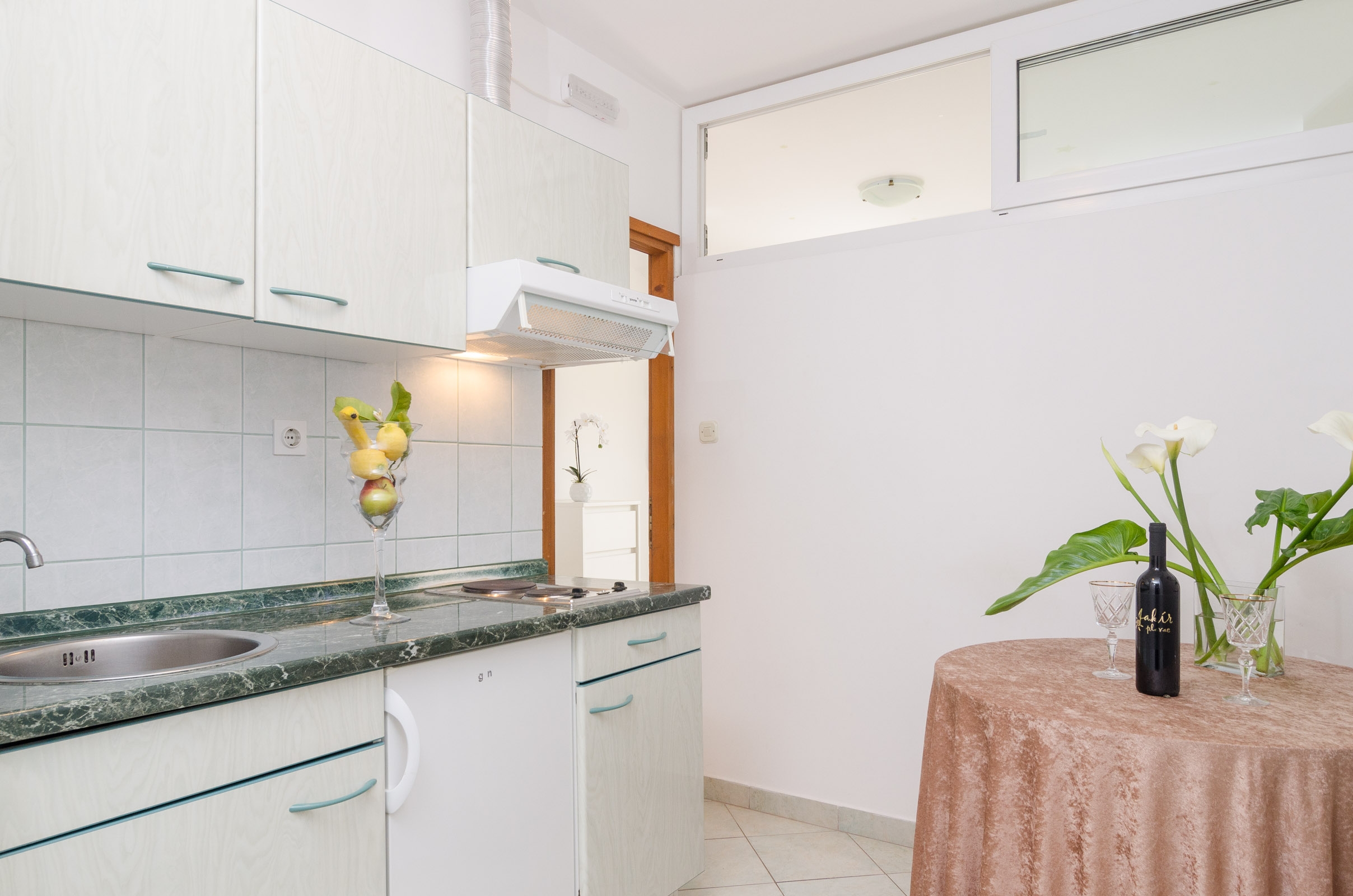 Two bedroom apartment with balcony and sea view Orebić, Pelješac (A-643-c)