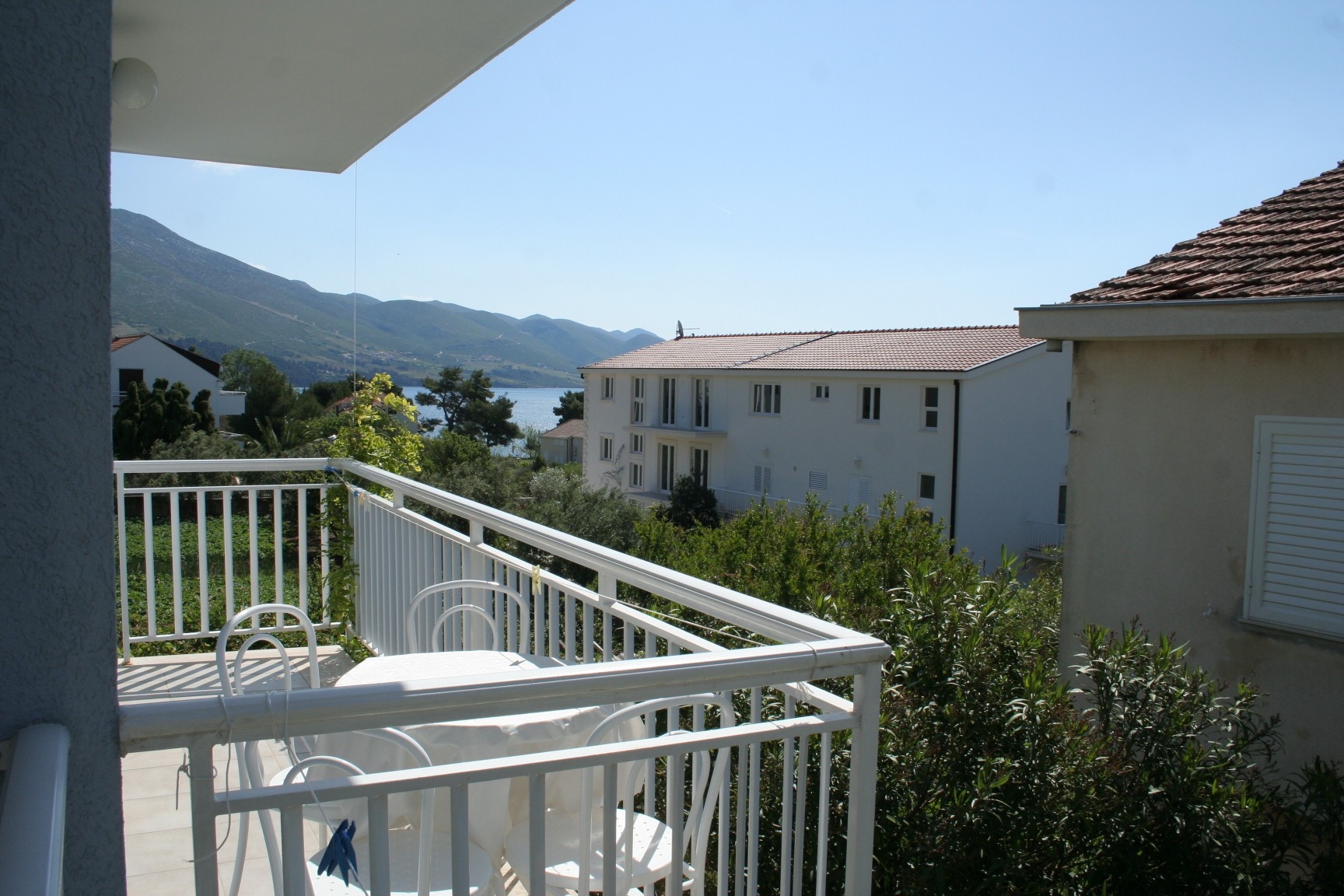 Garçonnière avec la terrasse et la vue sur le mer Orebic, Peljesac (AS-643-a)