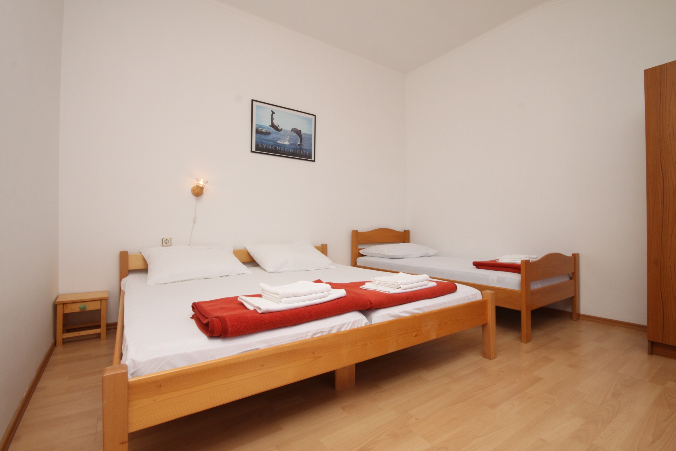 Jednosobni apartman s terasom i pogledom na more Starigrad, Paklenica  A-a