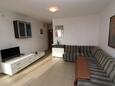 Obývací pokoj Novalja, Obývací pokoj v ubytování typu apartment, s klimatizací a WiFi.