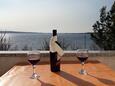 Seline, Balkon in folgender Unterkunftsart apartment, mit Meerblick und WiFi.