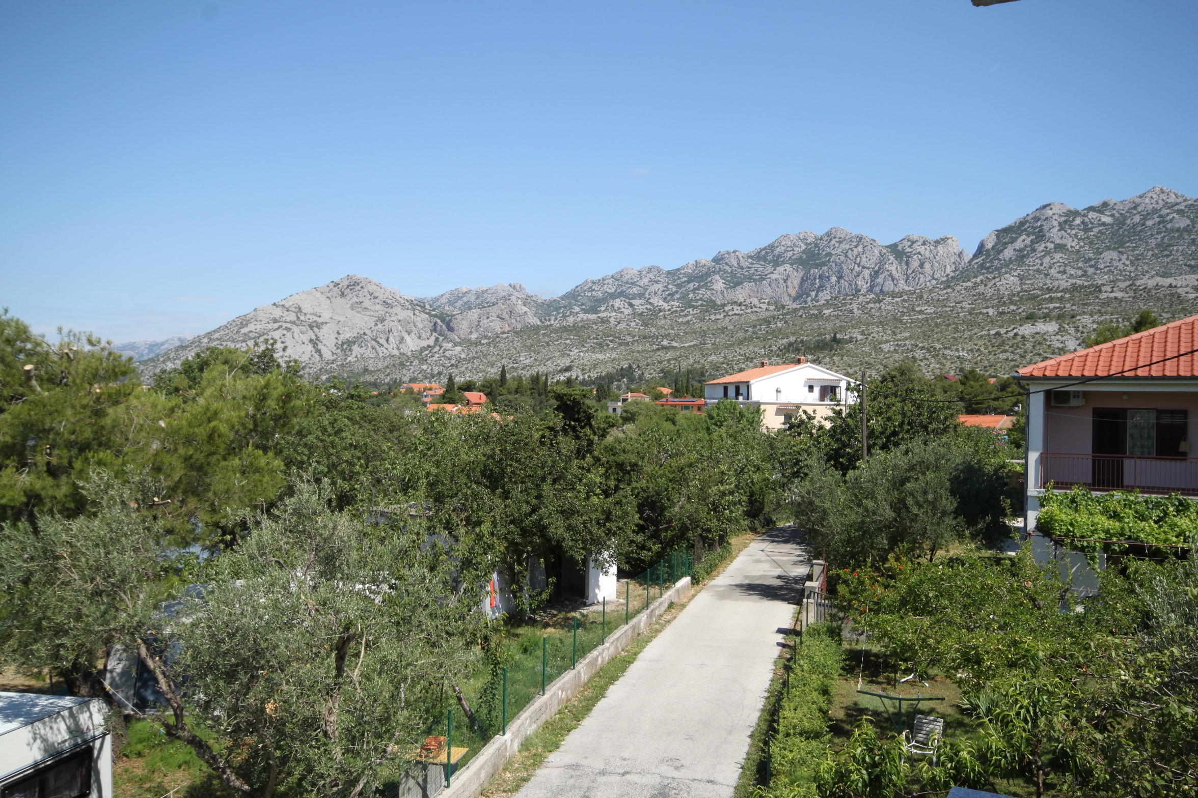 One bedroom apartment near beach Seline, Paklenica  A-a