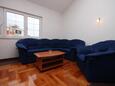 Living room Rogoznica, Living room in the apartment, air condition available and WiFi.