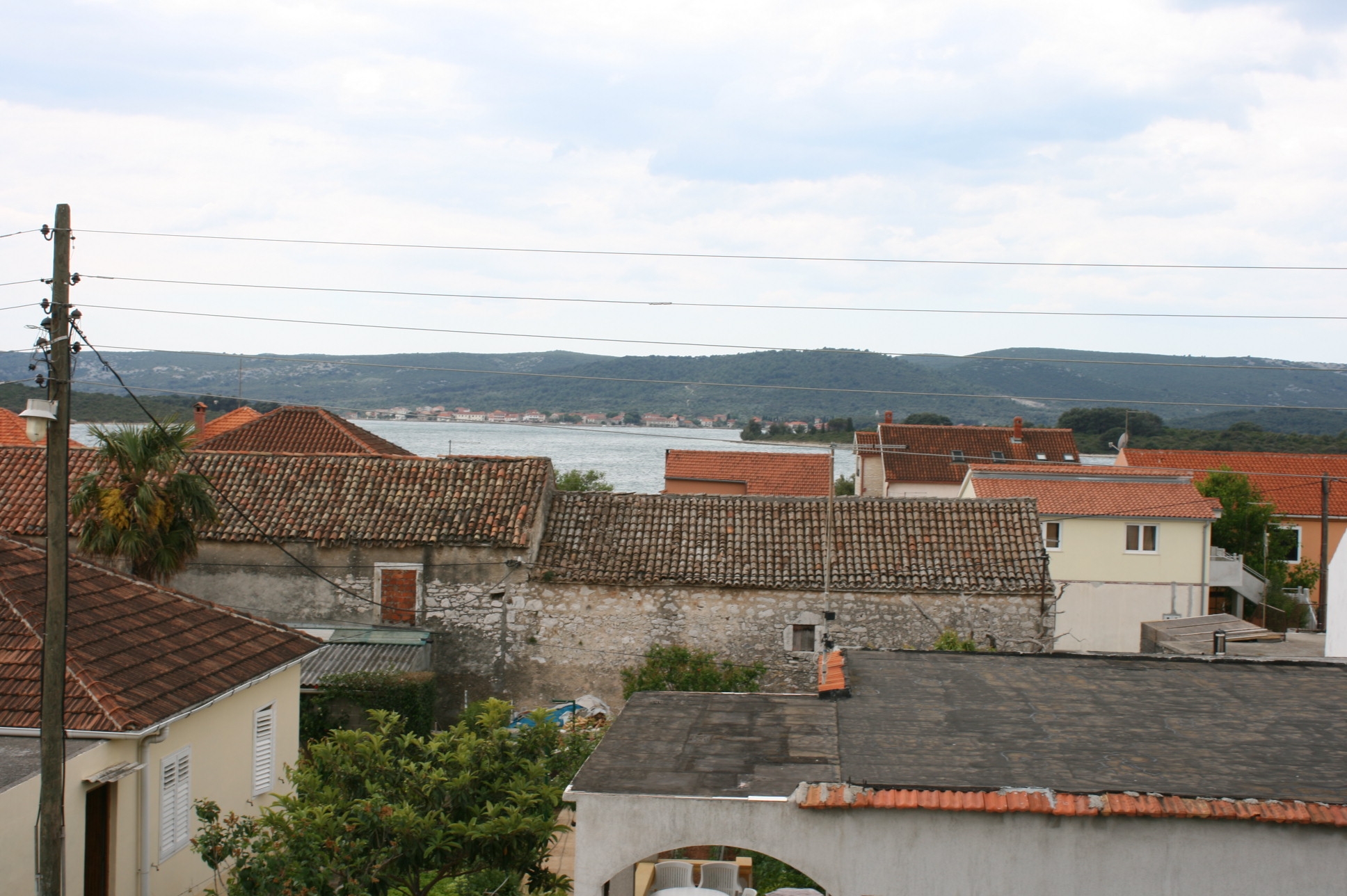 Two bedroom apartment with terrace and sea view Turanj, Biograd  A-b