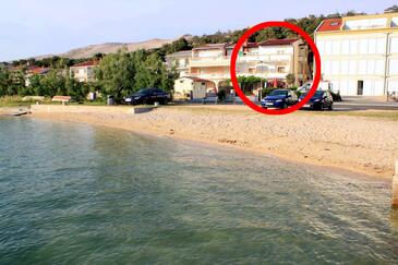 Property Pag, Pag, Property 6448 - Apartments near sea with sandy beach.